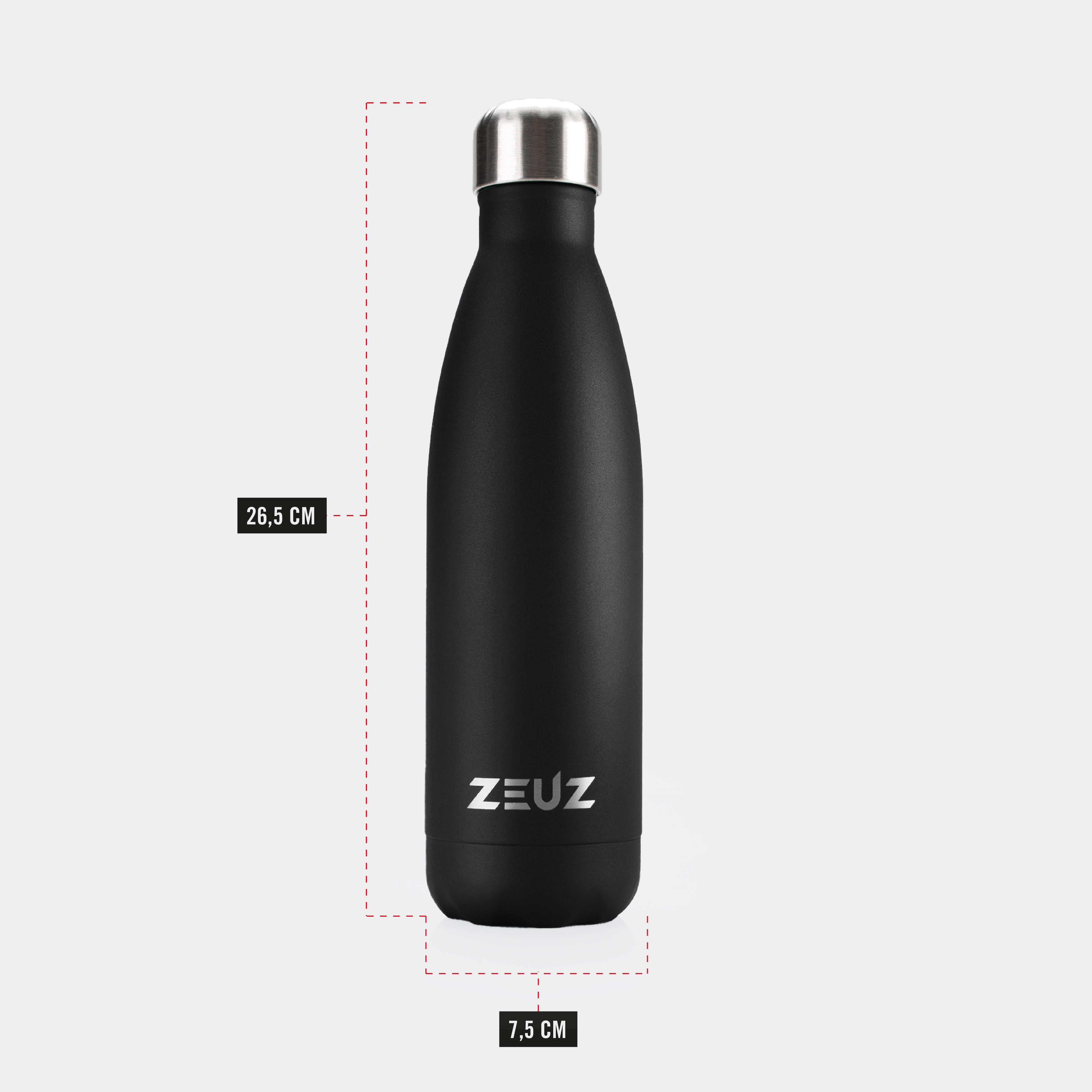 ZEUZ Premium Stainless Steel Thermos Bottle & Drinking Bottle-500 ml