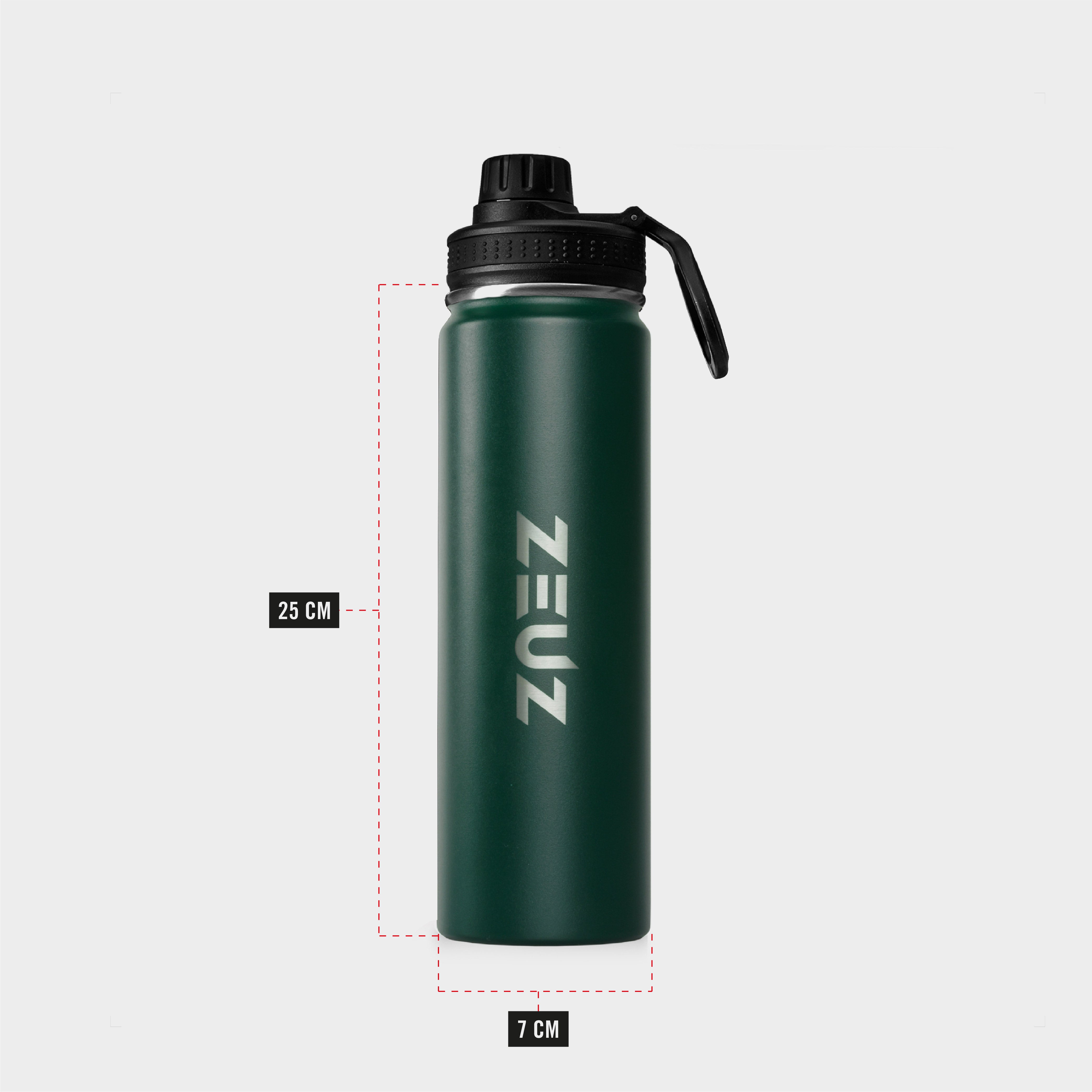 Thermos e borraccia ZEUZ Premium in acciaio inossidabile - 700 ml