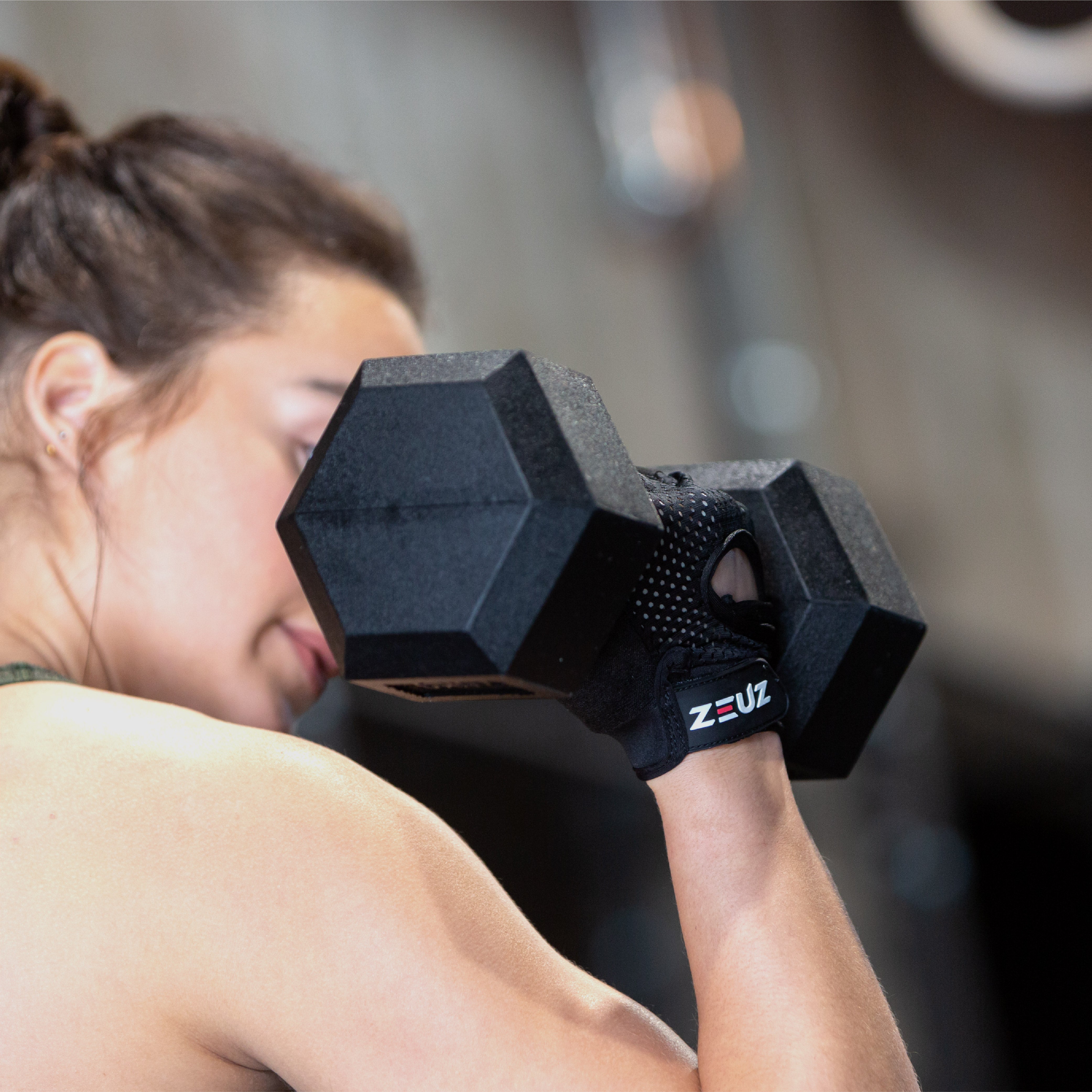 ZEUZ Gants de sport et de fitness Femme & Homme-courts