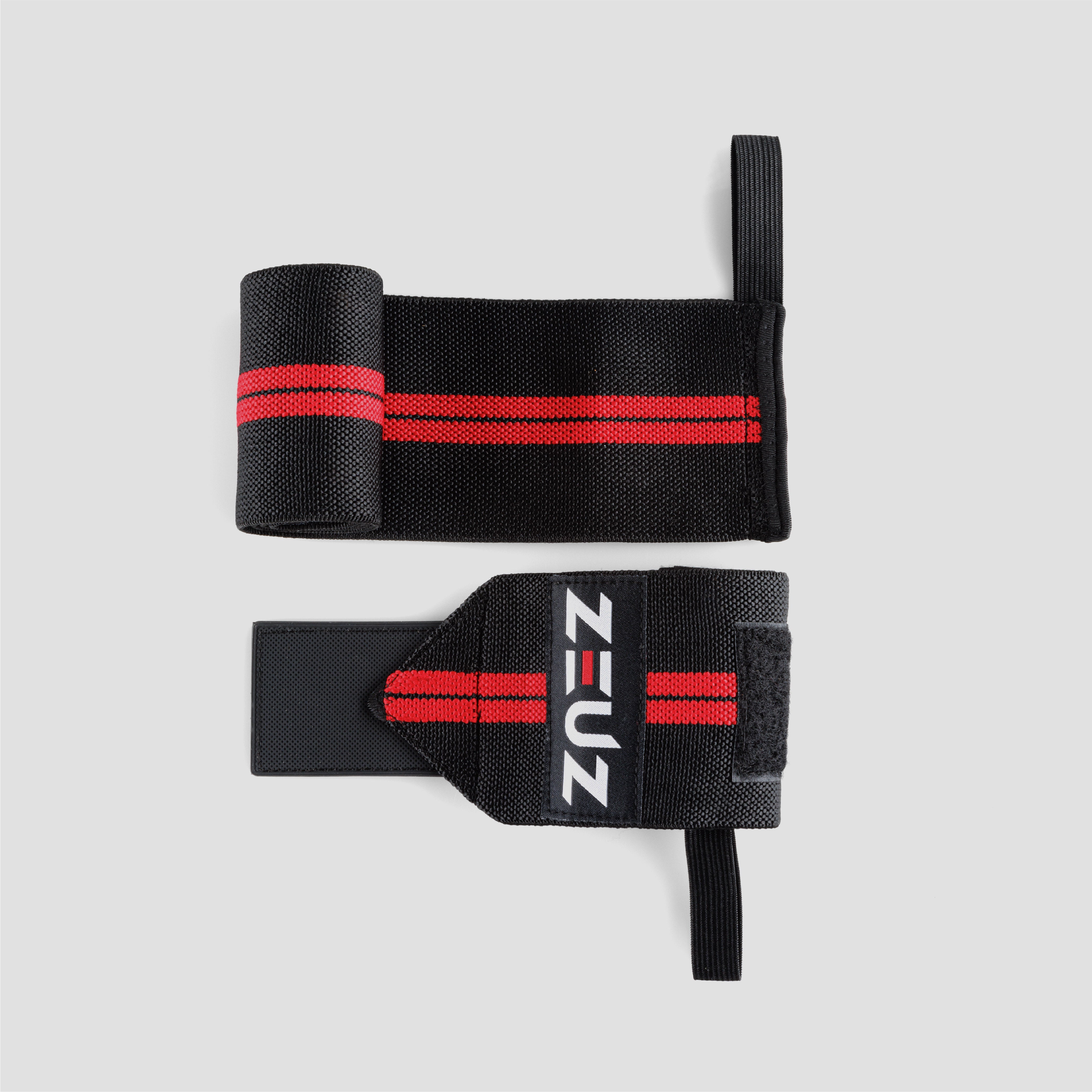 ZEUZ 1 Stück Armband-Handgelenk-Wrap-Schwarz-Rot