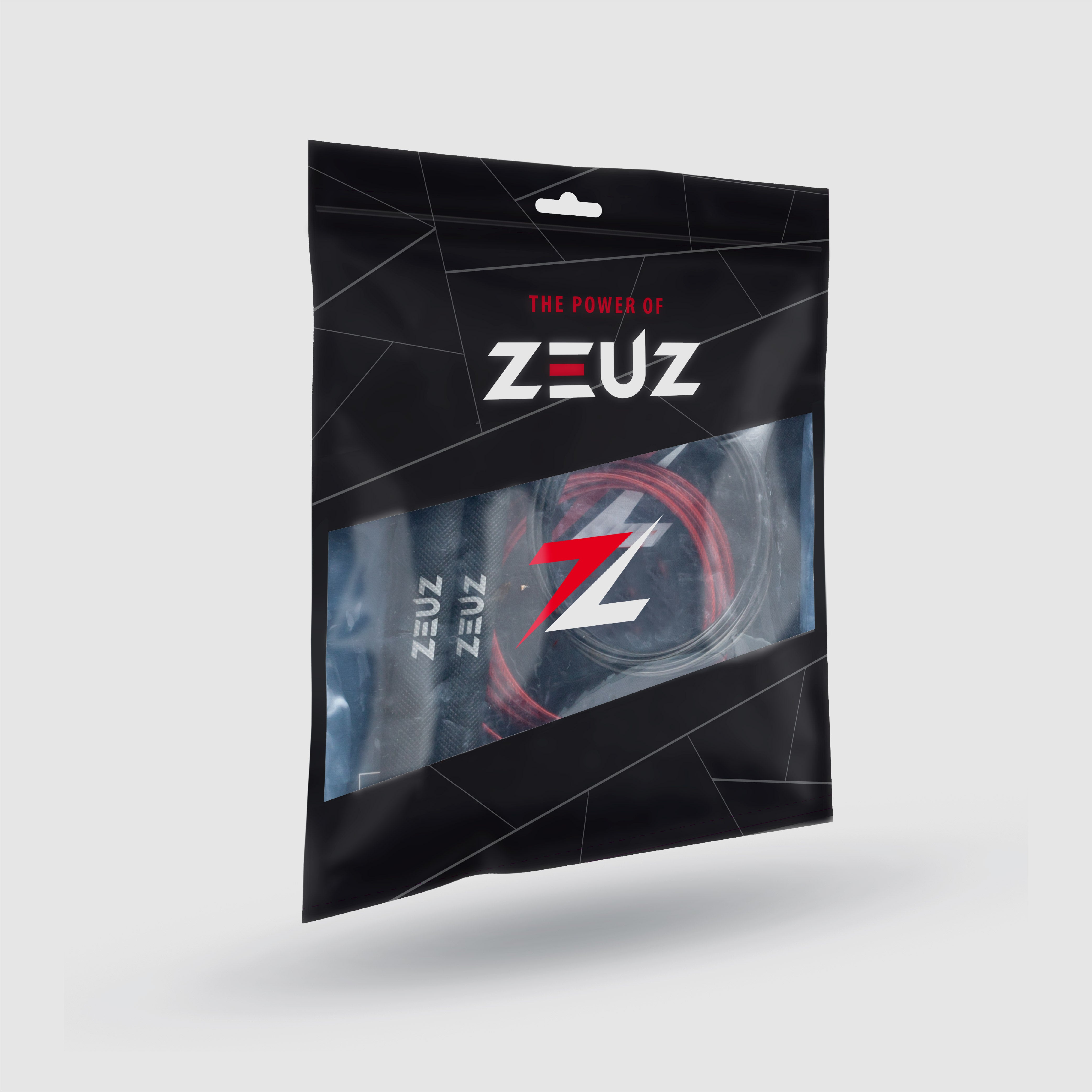 ZEUZ Professioneel Springtouw zwart in verpakking – compacte set voor intensieve workouts