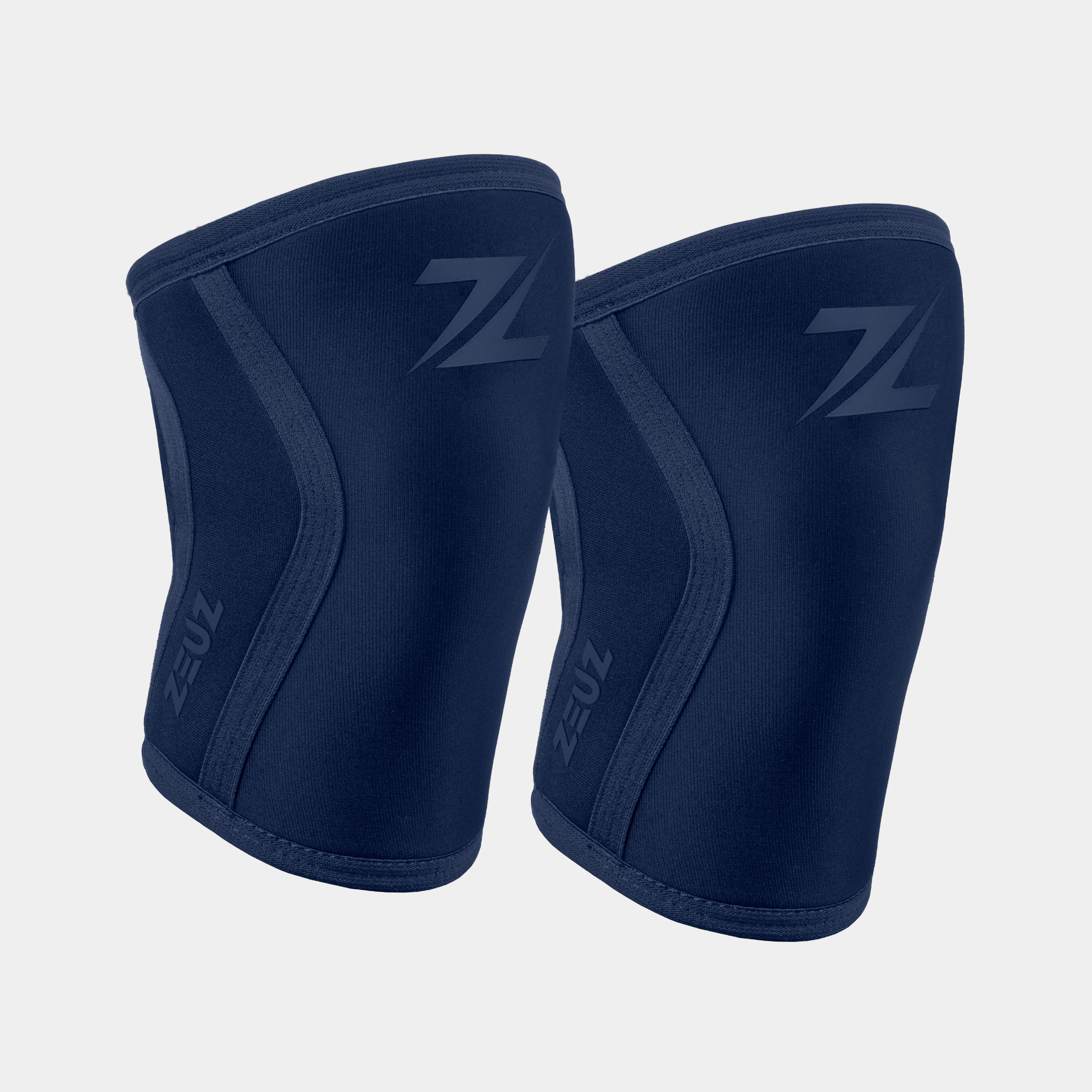 Marineblauwe ZEUZ Knee Sleeves – ondersteuning voor knieën tijdens squats