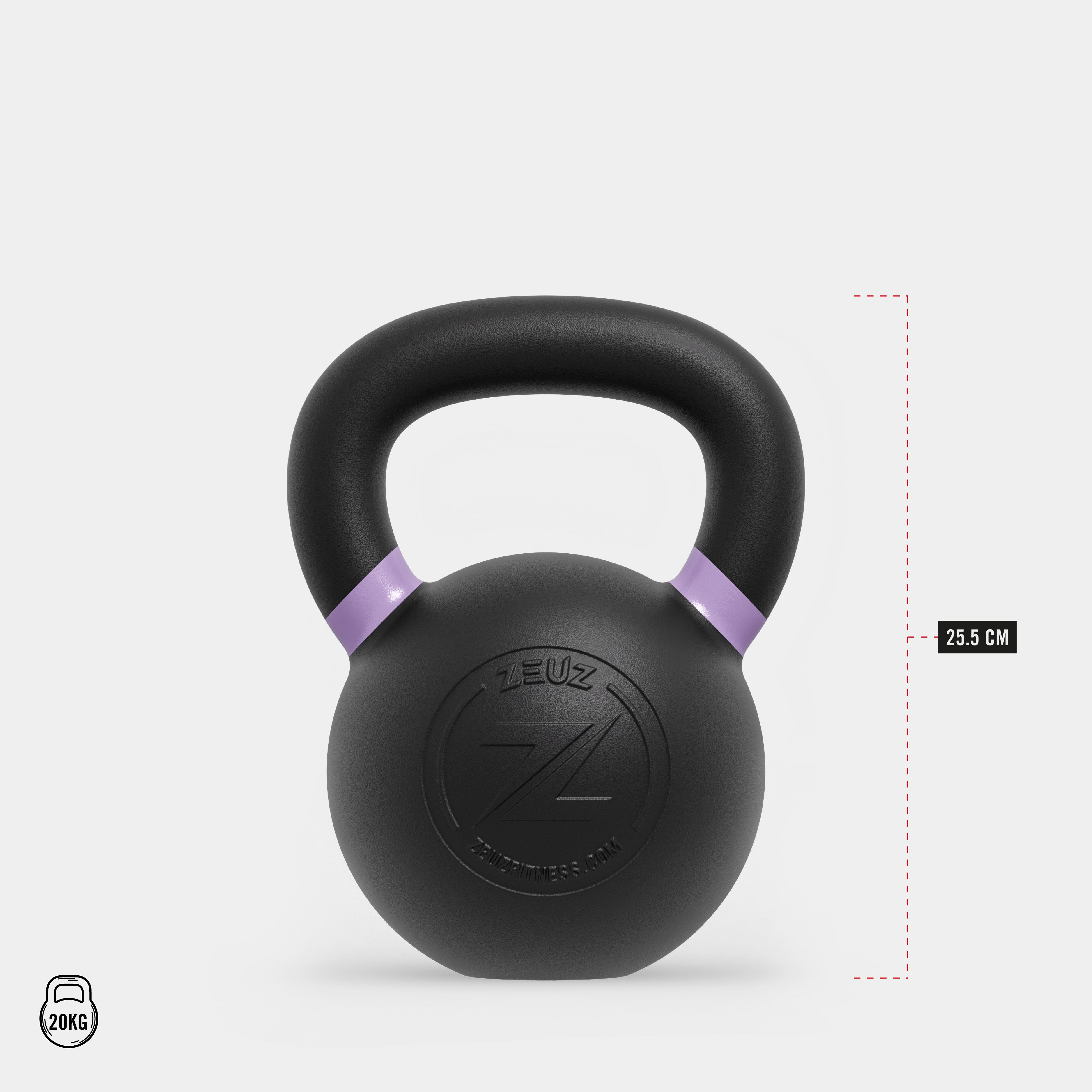ZEUZ Kettlebell Rek Incl. Kettlebells