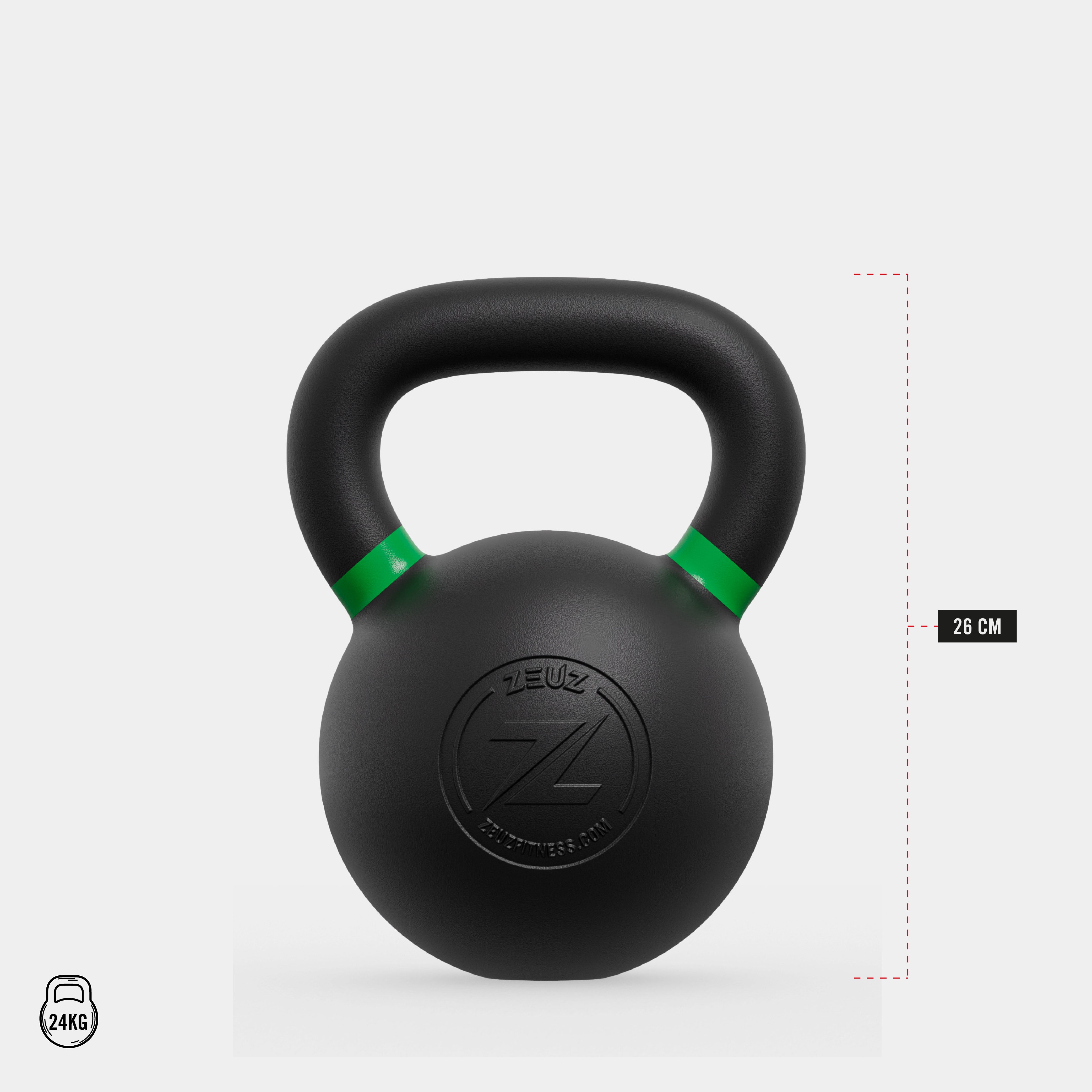 ZEUZ Kettlebell Rek Incl. Kettlebells