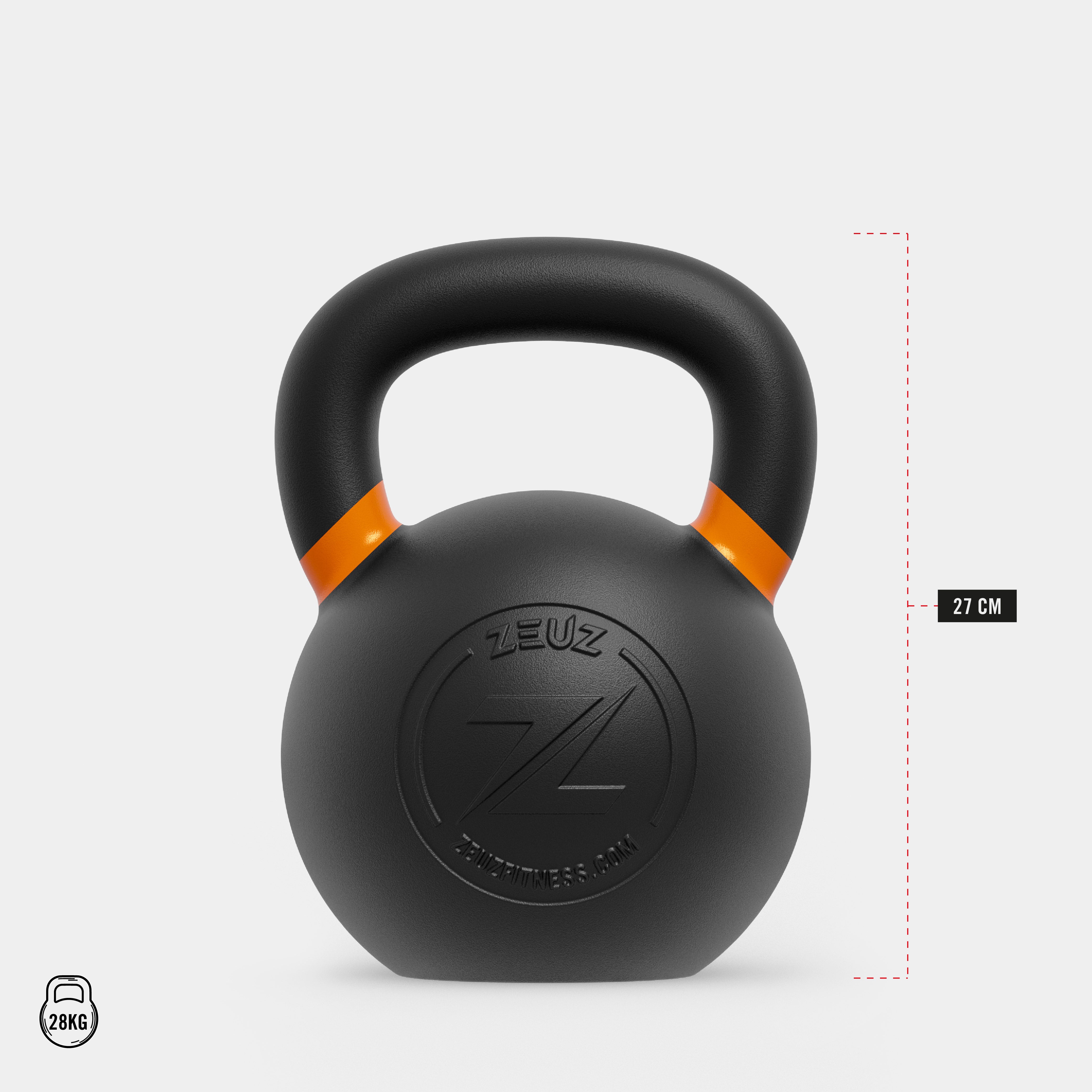 ZEUZ Kettlebell Rek Incl. Kettlebells