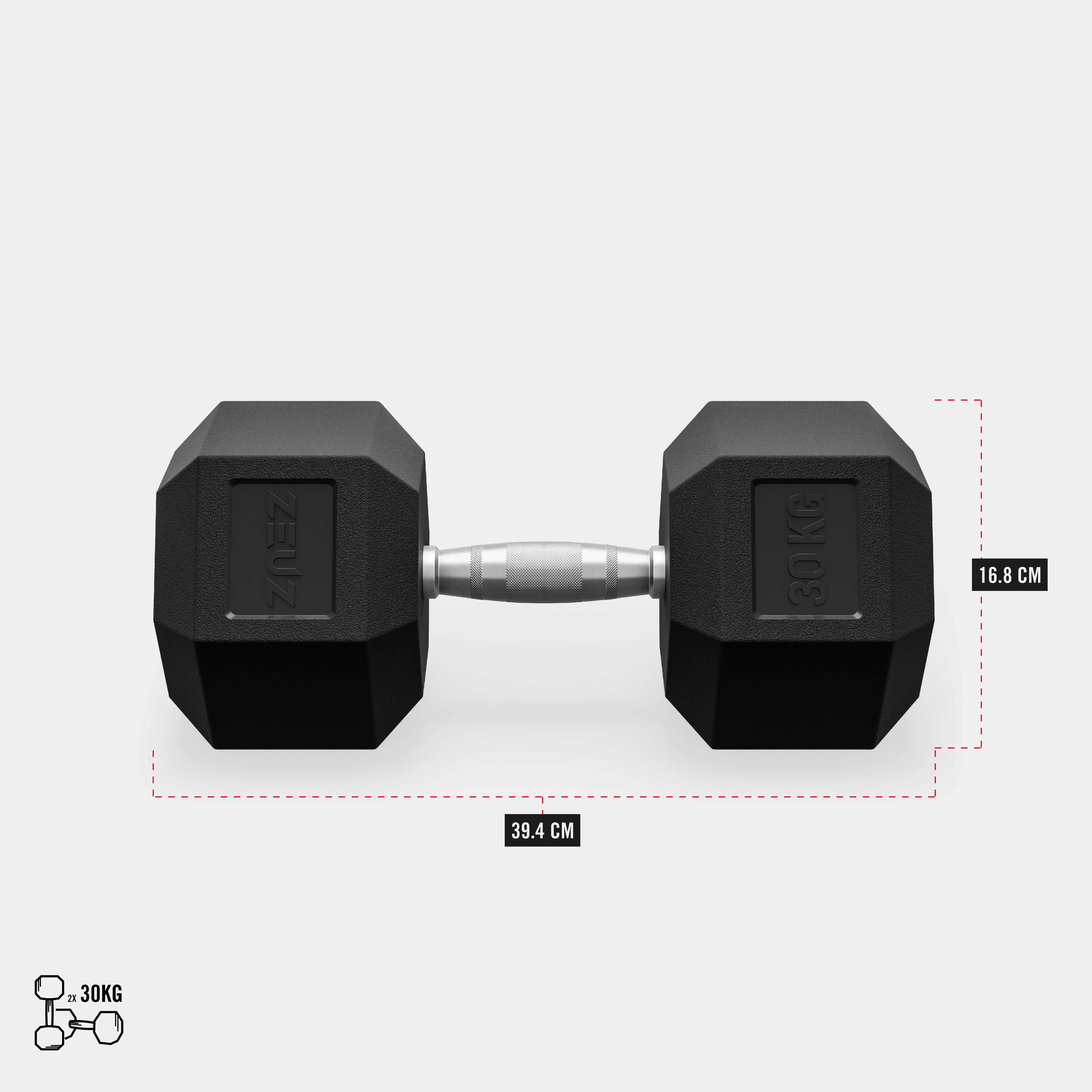ZEUZ Dumbbell Rek Incl. Hexagon Dumbbells