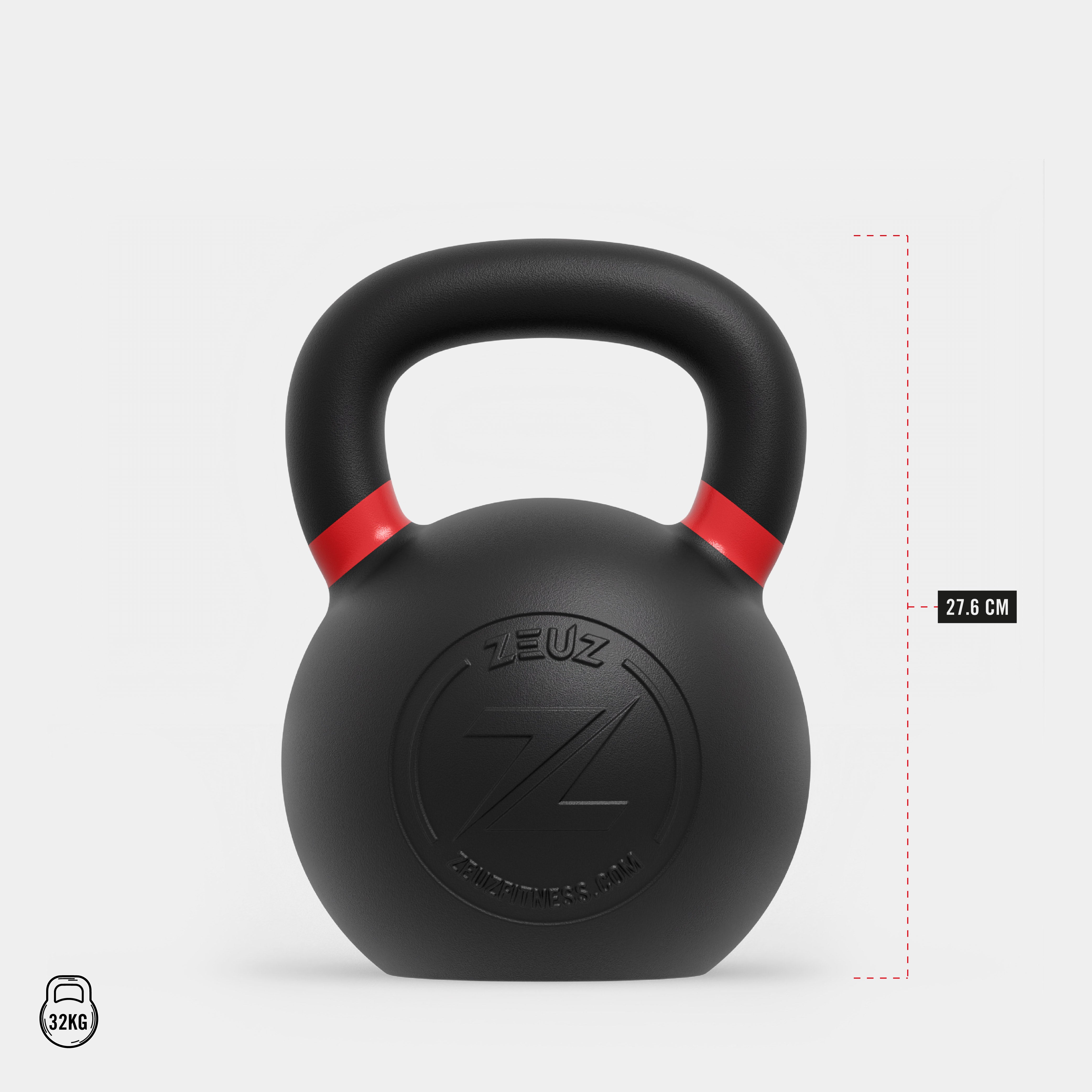 ZEUZ Kettlebell Rek Incl. Kettlebells