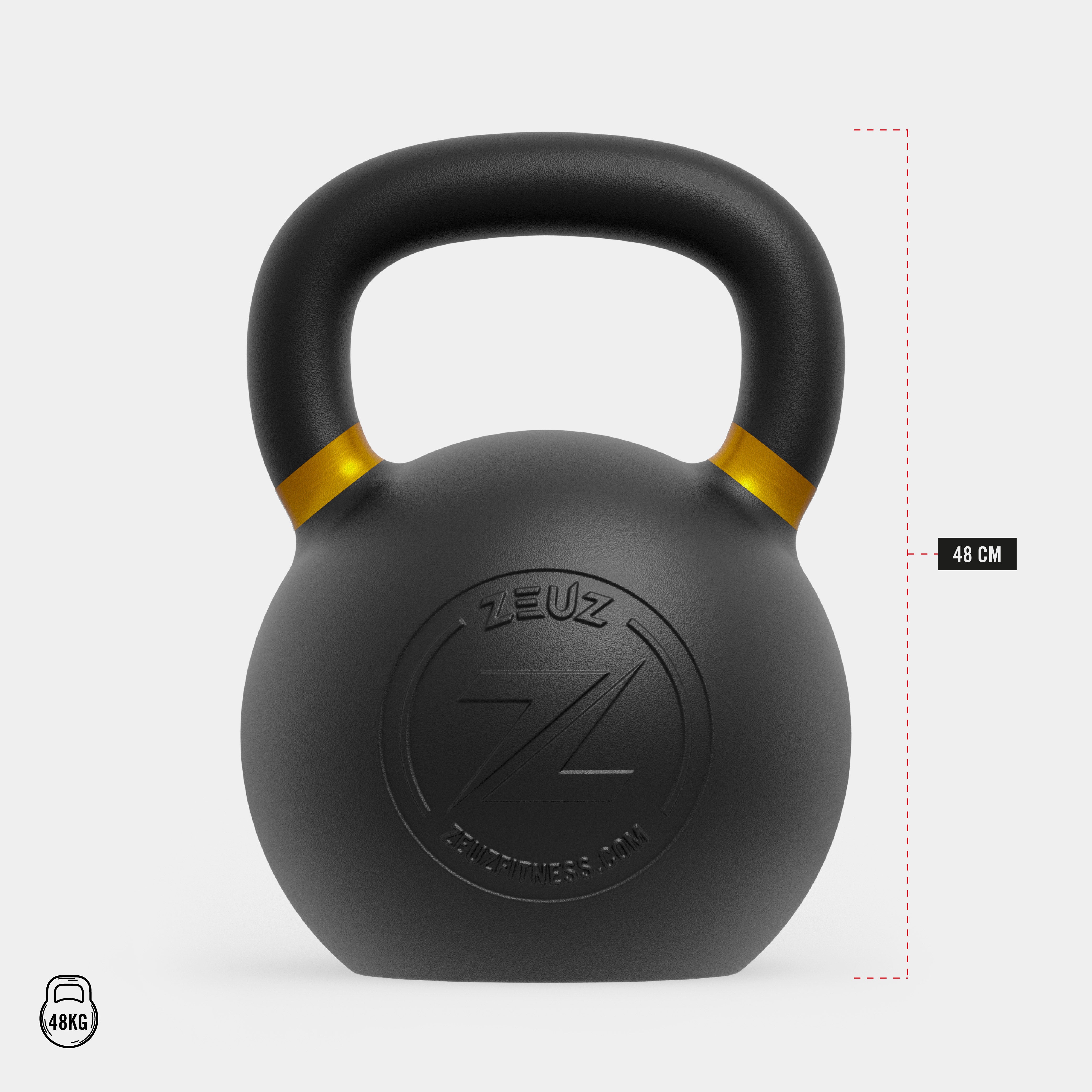 ZEUZ Kettlebell Rek Incl. Kettlebells