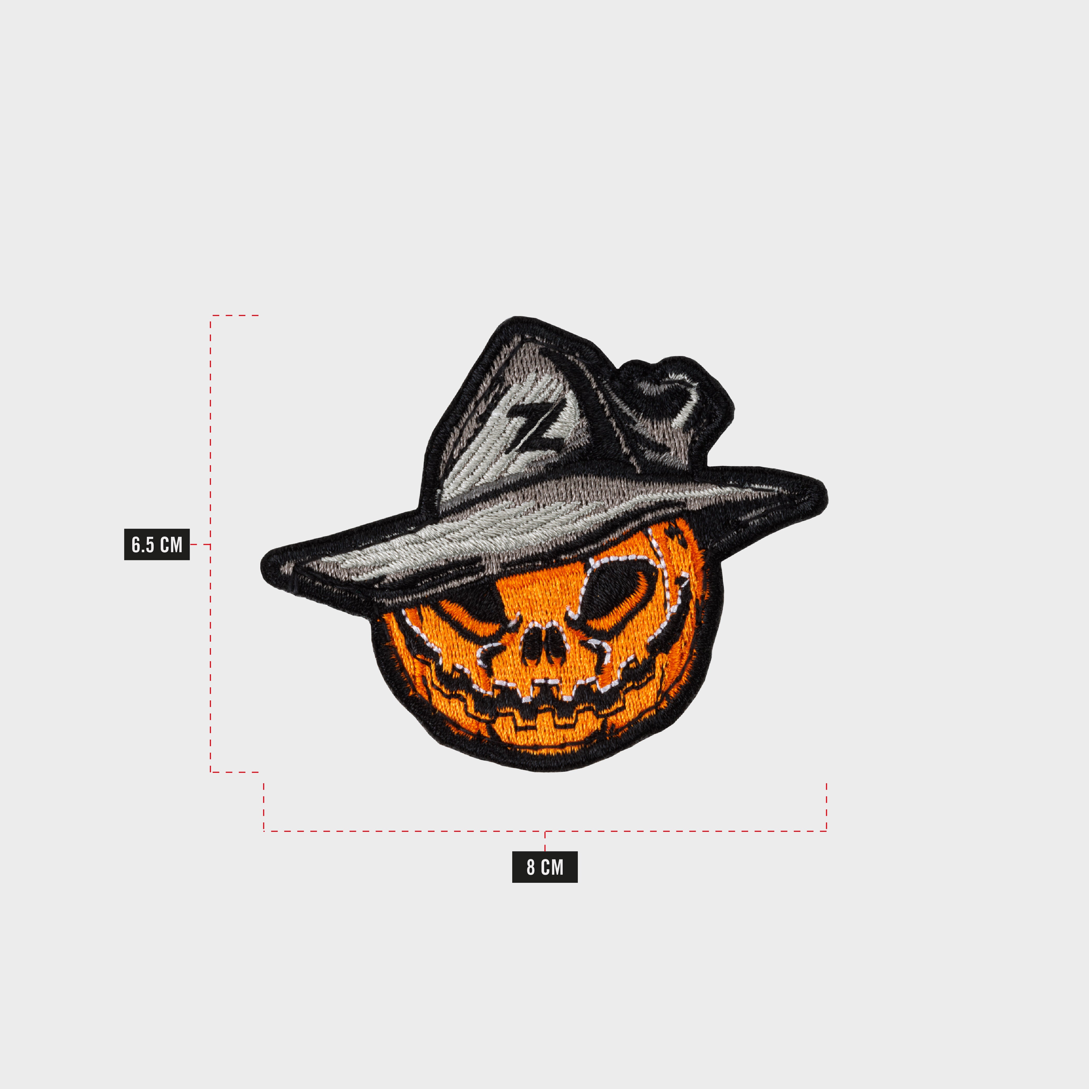 Toppa di strega zucca di Halloween ZEUZ