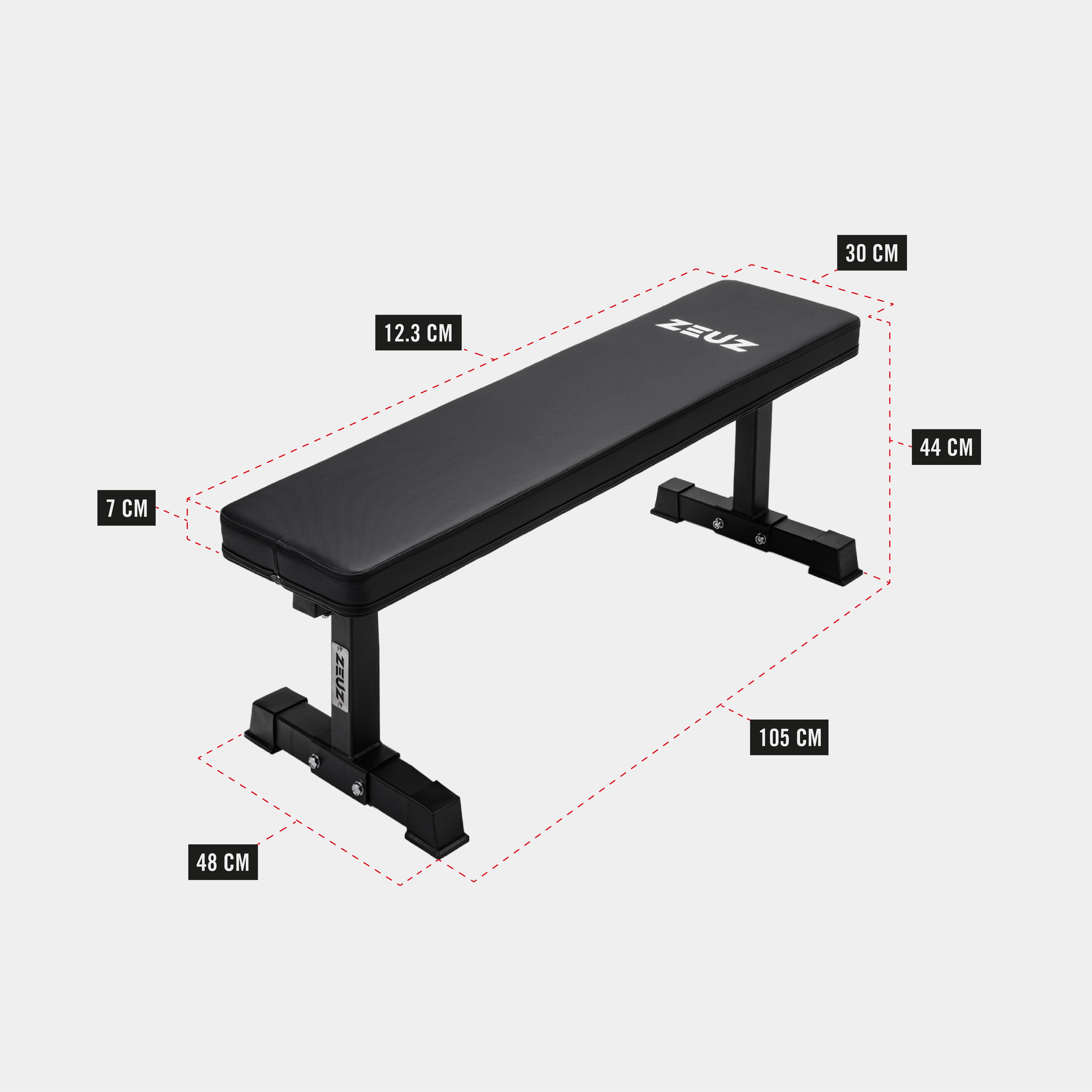 ZEUZ Banc Plat - Flat Bench - FBRX100