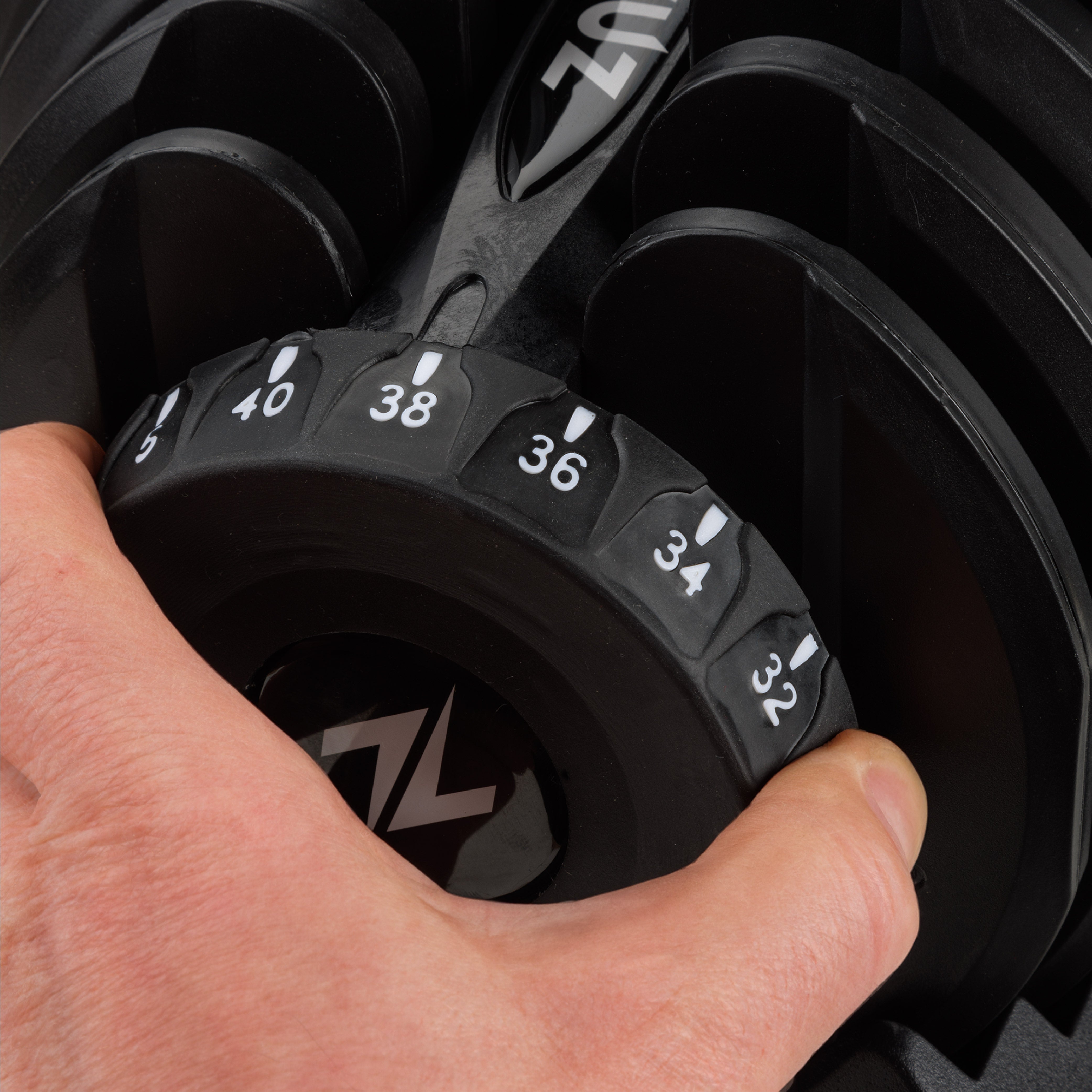 ZEUZ Haltère réglable - 5 à 40 KG