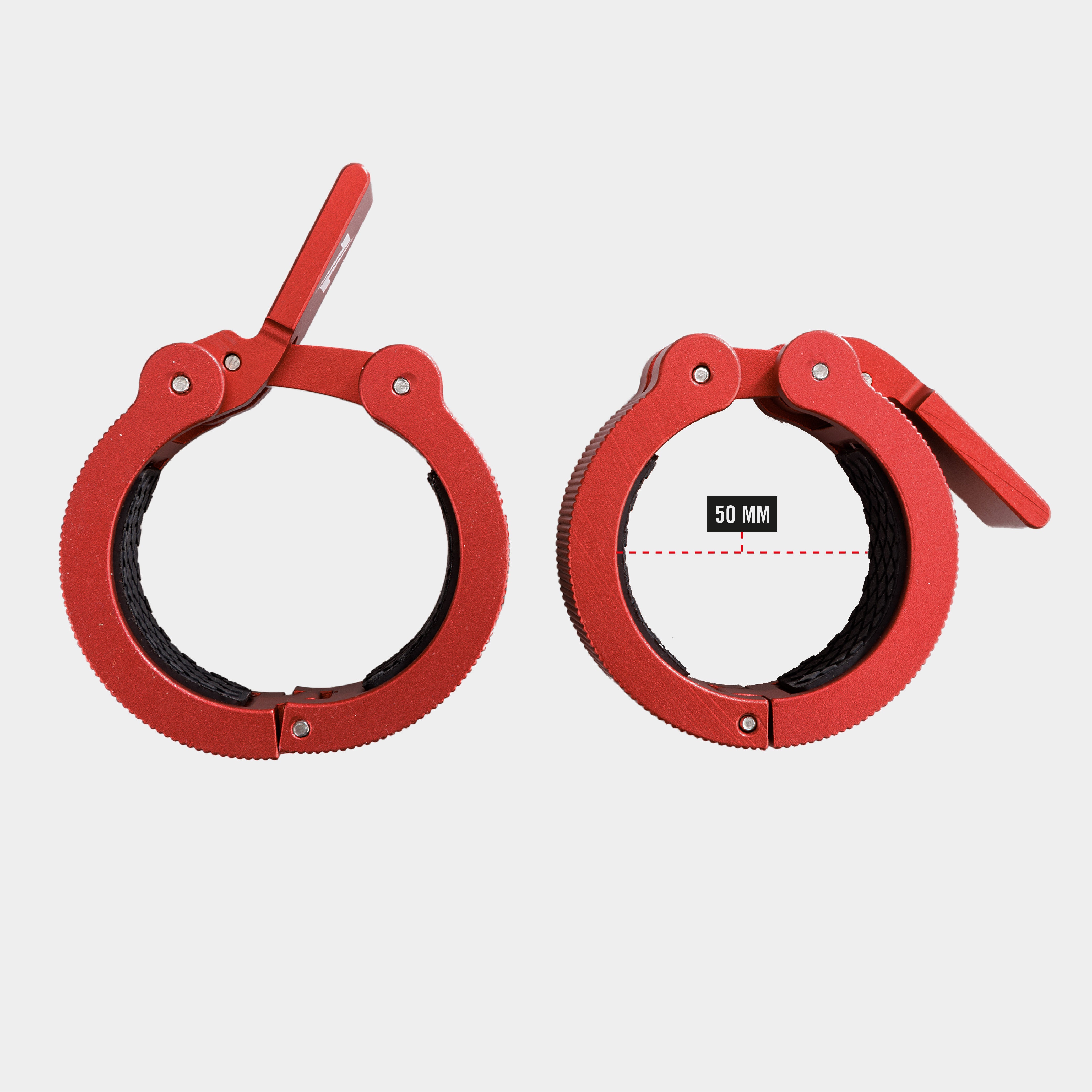 ZEUZ 2 Pezzi Chiusura in Alluminio da 50 MM & Morsetto per Manubrio