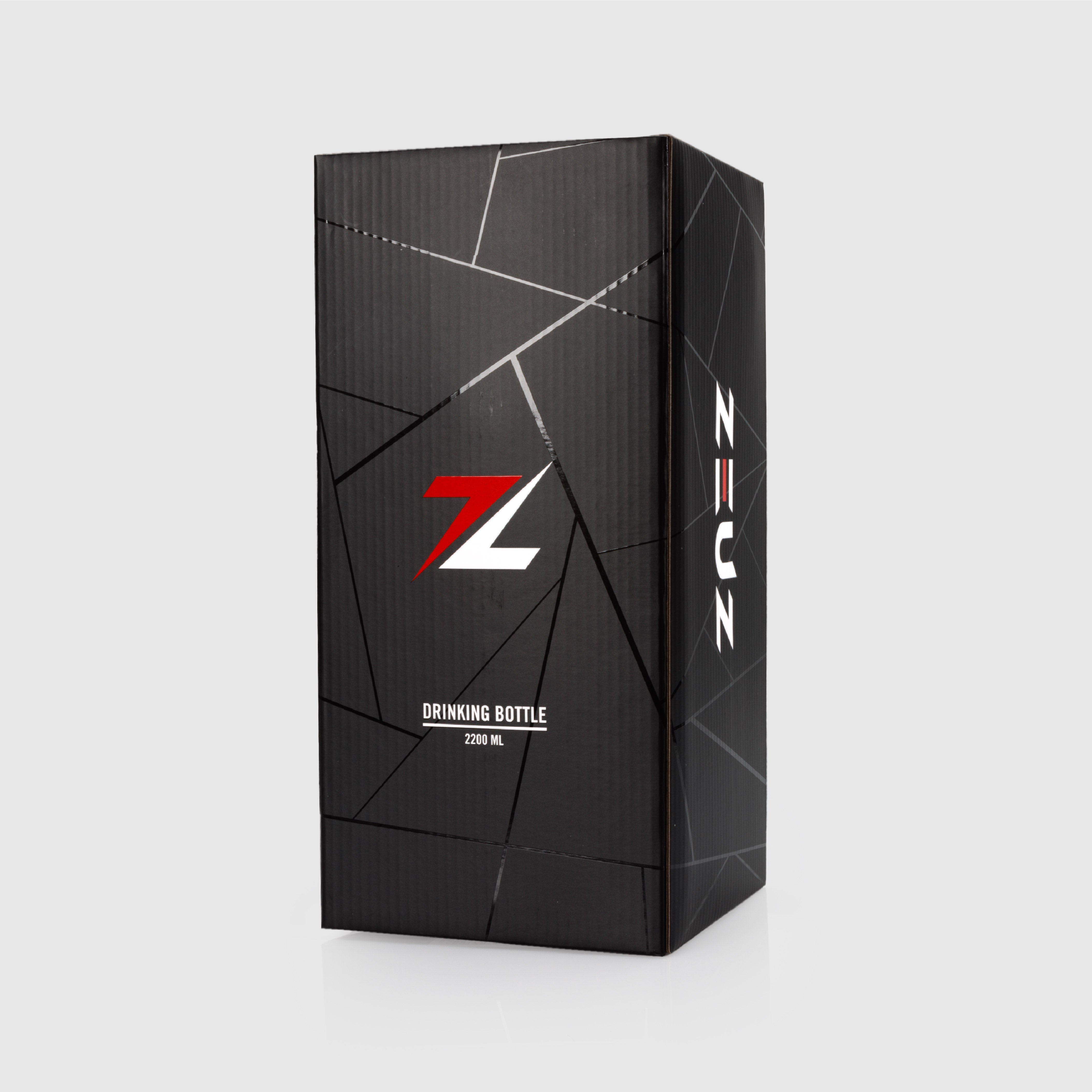 Gourde ZEUZ 2, 2 litres-Noir