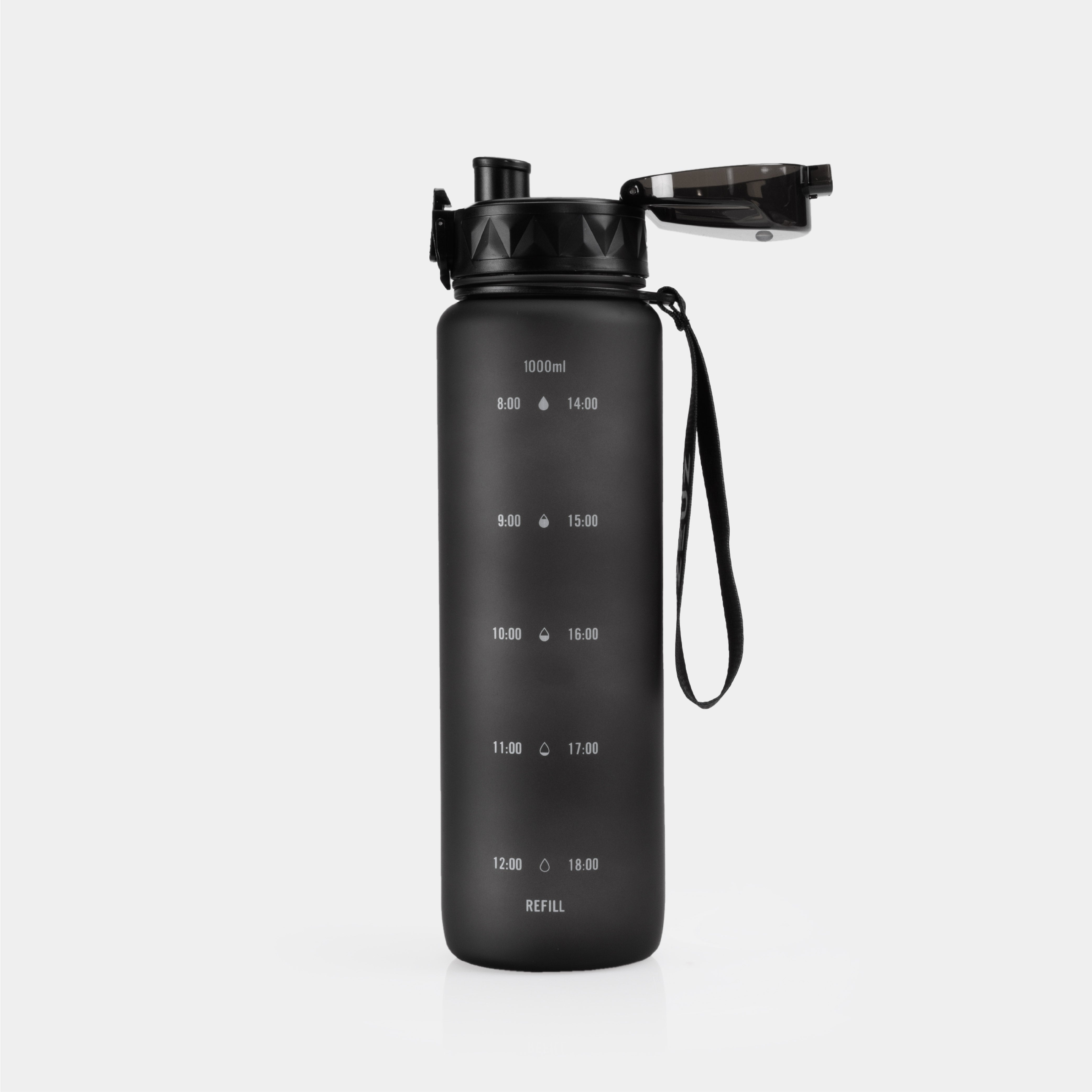 ZEUZ Bottiglia d'Acqua Motivazionale 1 Litro - Bottiglia da Bere