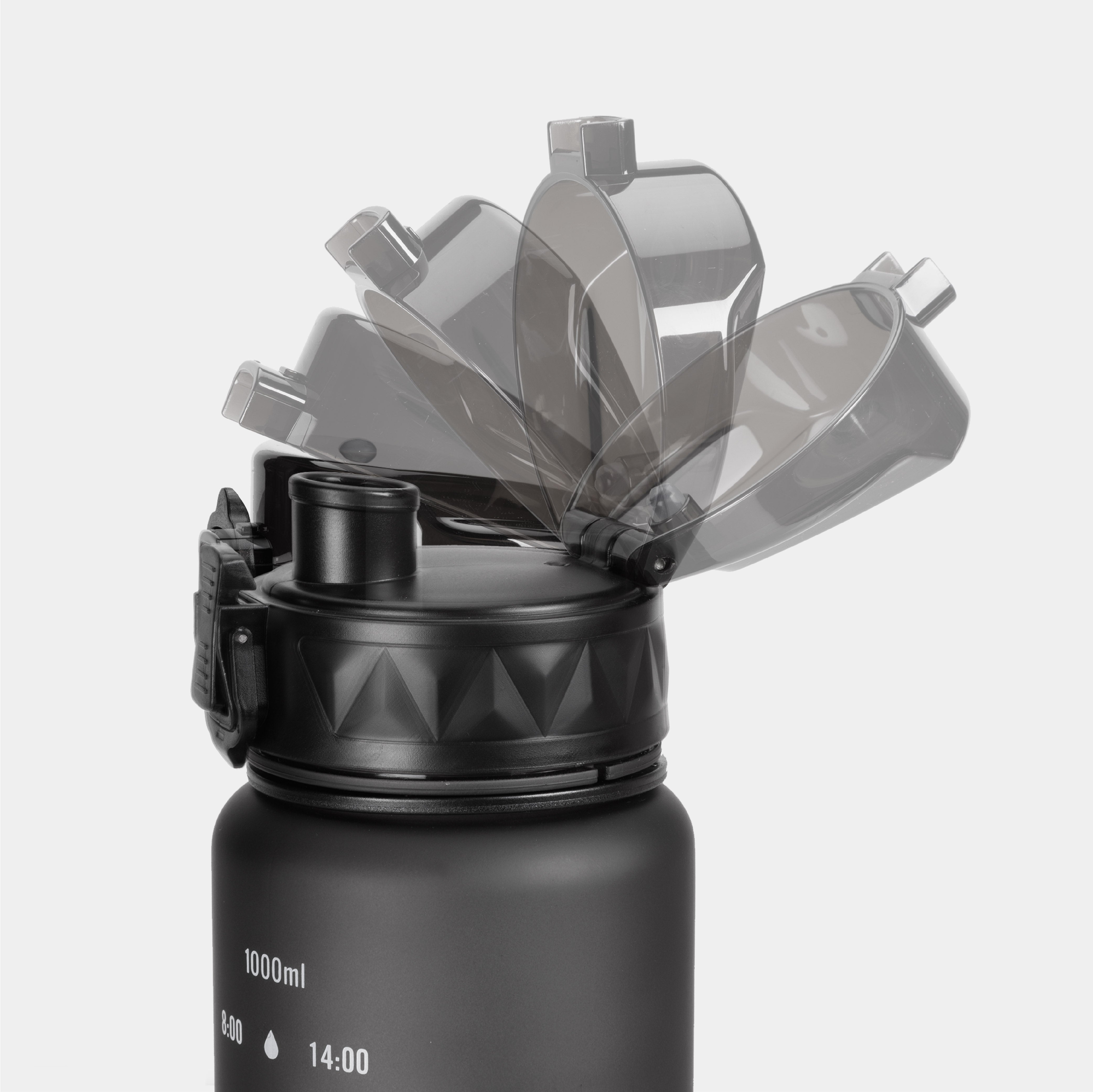 ZEUZ Bottiglia d'Acqua Motivazionale 1 Litro - Bottiglia da Bere