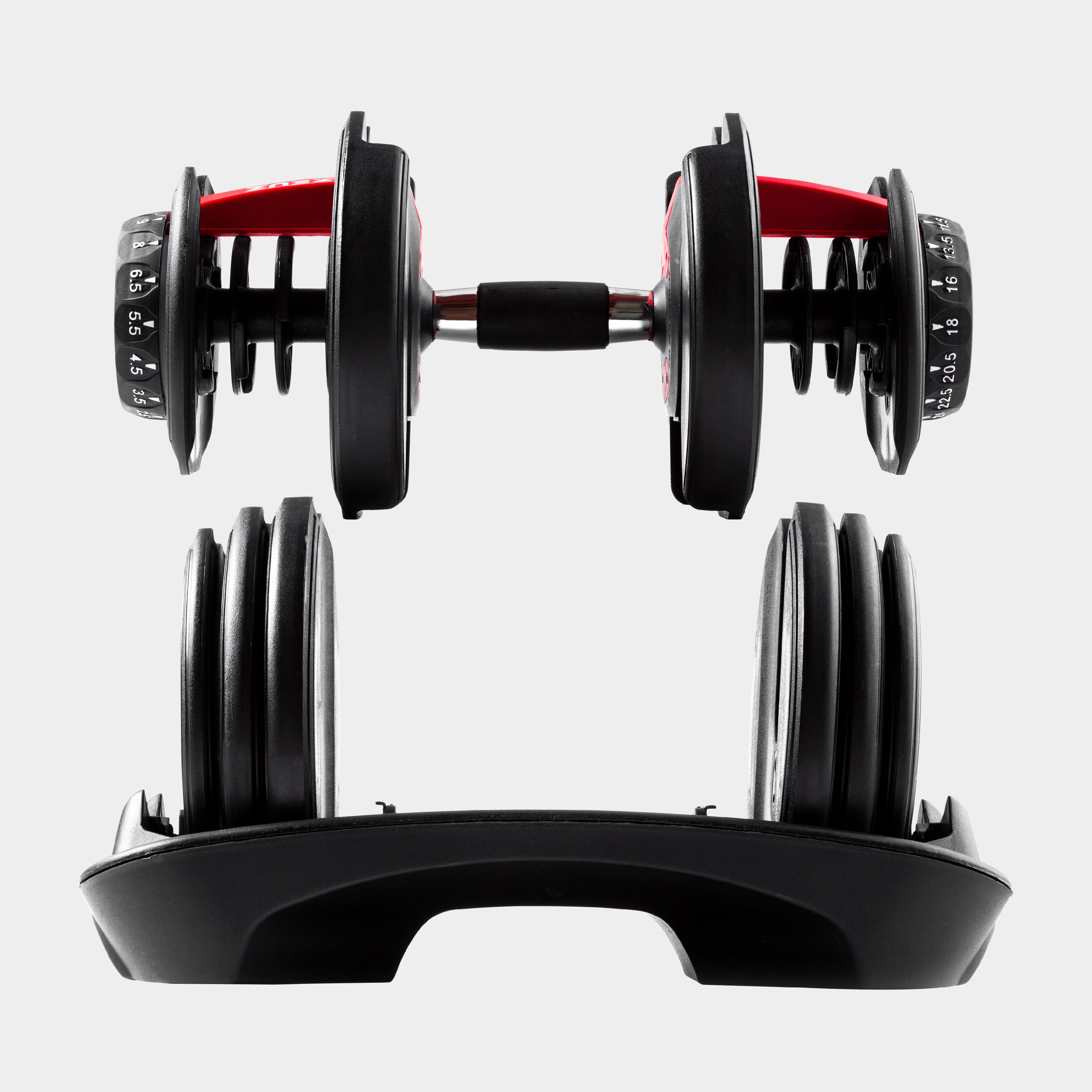 ZEUZ Haltère réglable - 2,5 à 24 KG