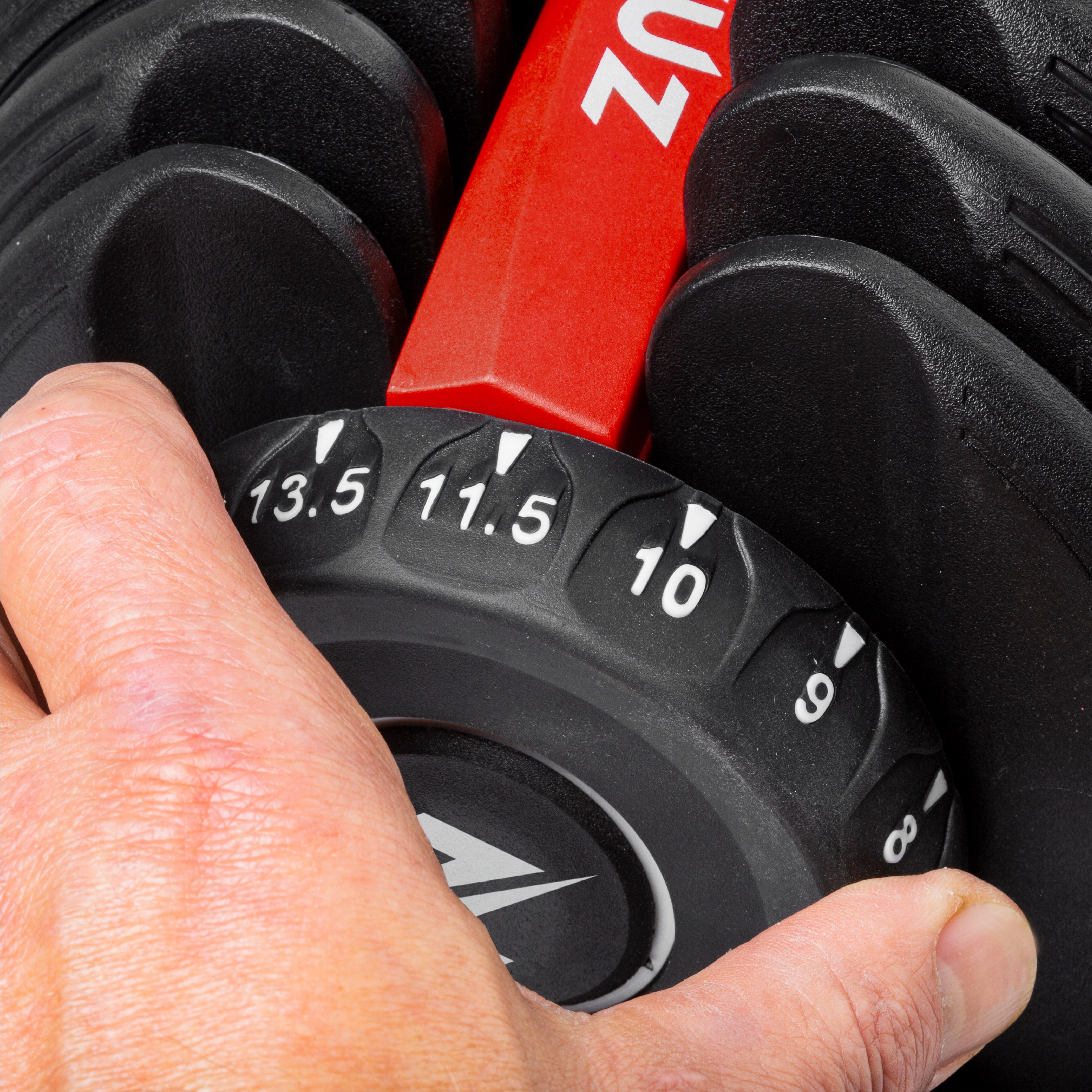 ZEUZ Haltère réglable - 2,5 à 24 KG