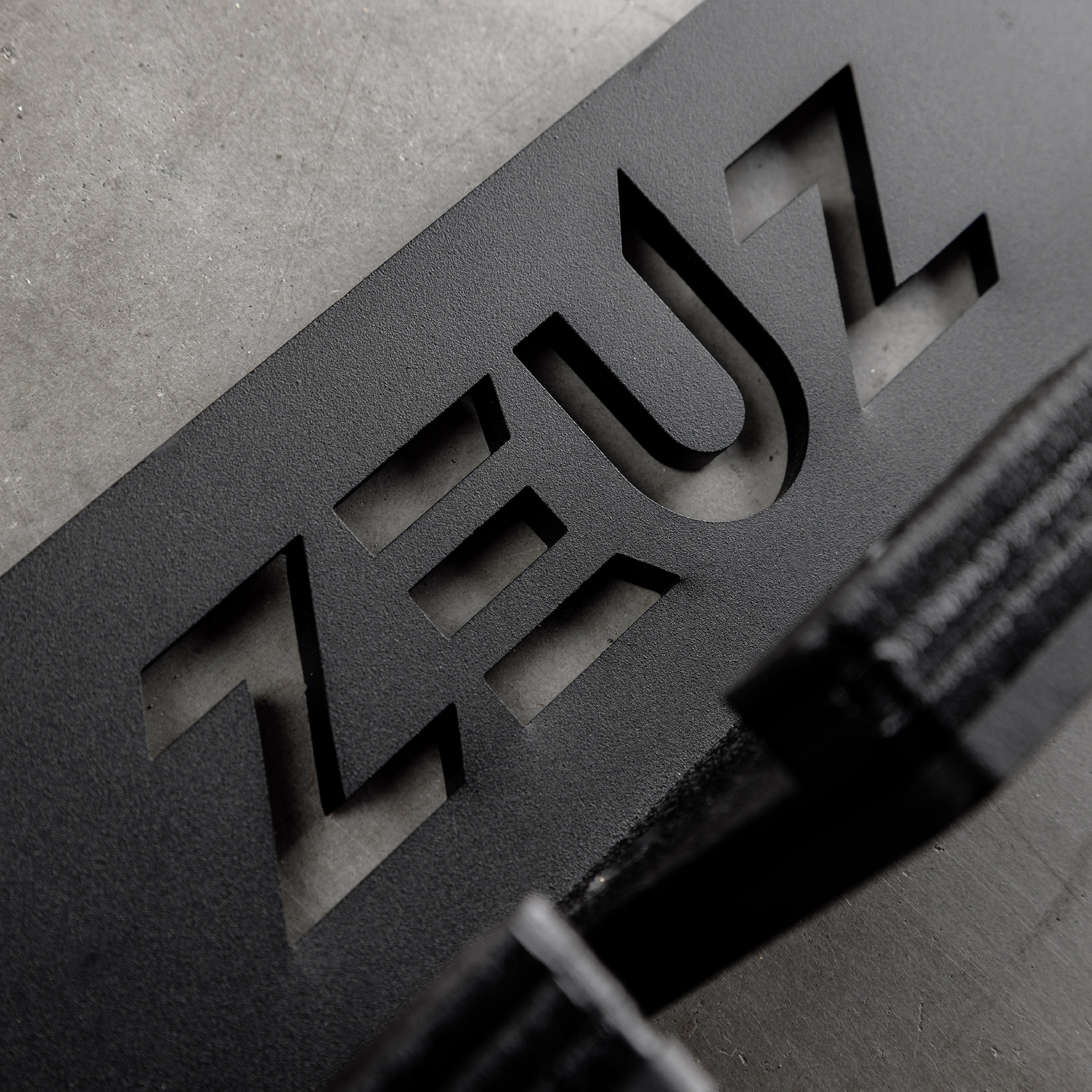 ZEUZ Support de rangement vertical pour haltères–3 pièces–Support de barre–Support de barre