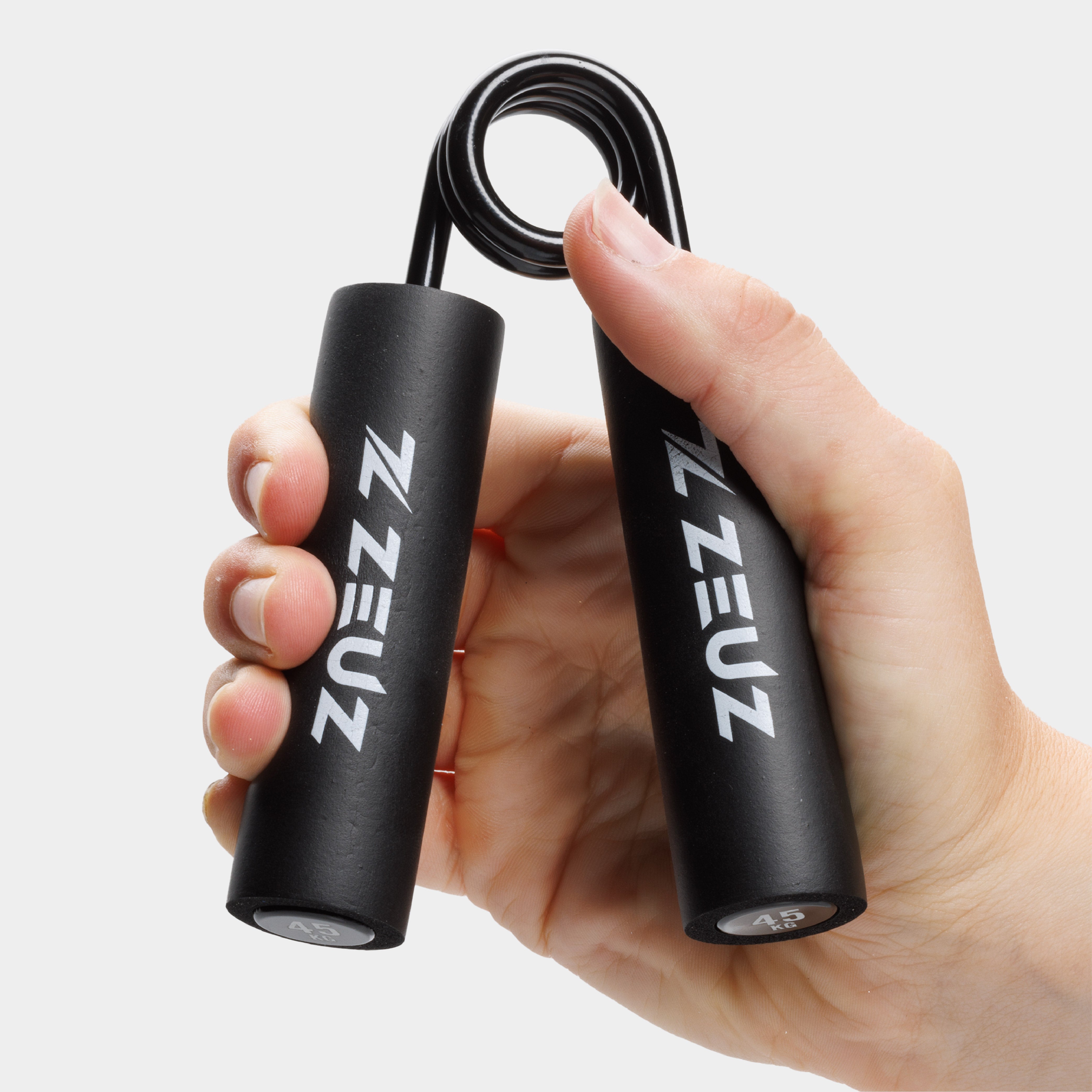 Juego de entrenador manual de metal ZEUZ de 5 piezas: 45 kg, 68 kg, 90 kg, 113 kg, 136 kg - Entrenador de agarre
