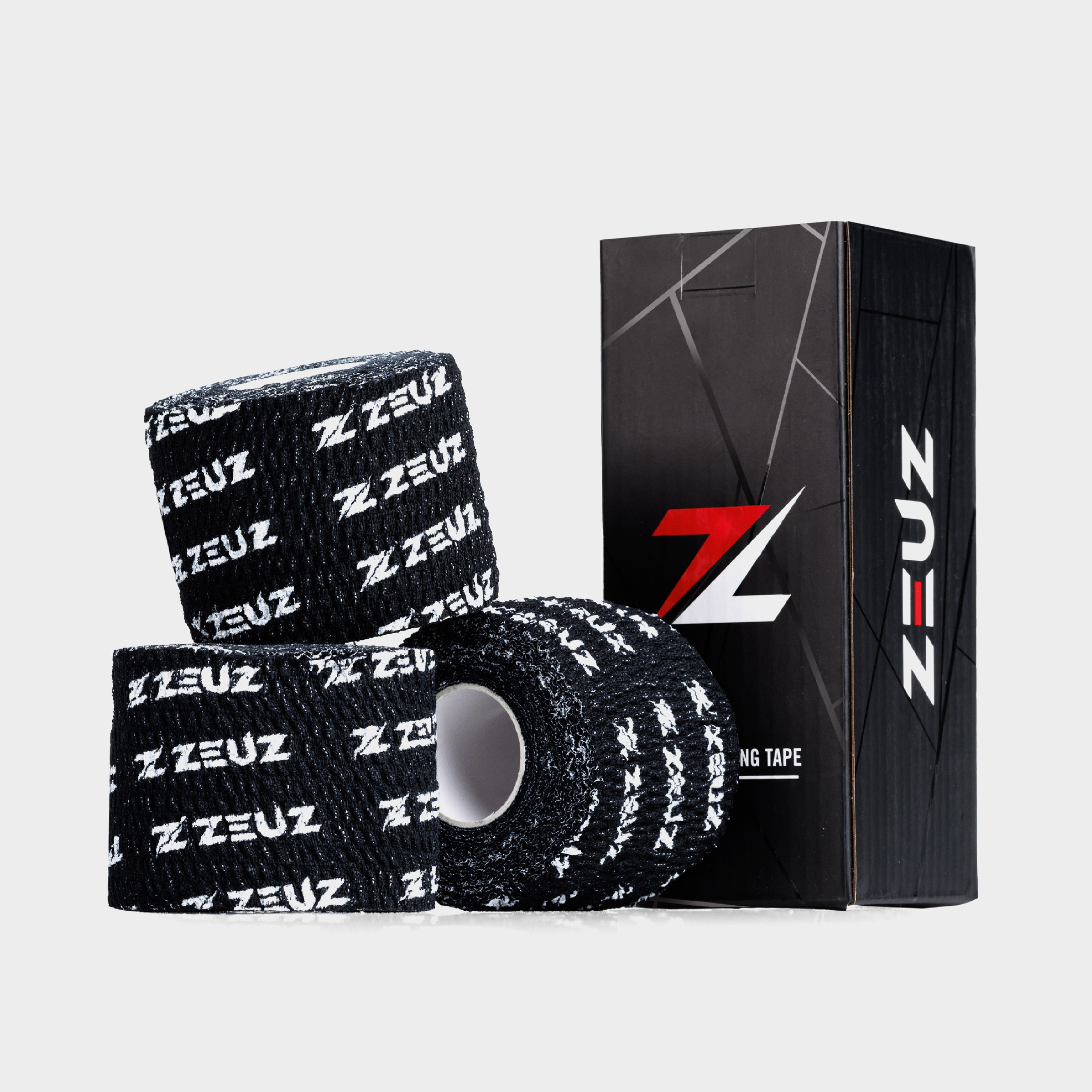 ZEUZ Gewichthef Tape zwart – sticky lifting tape met extra grip voor duimen en vingers
