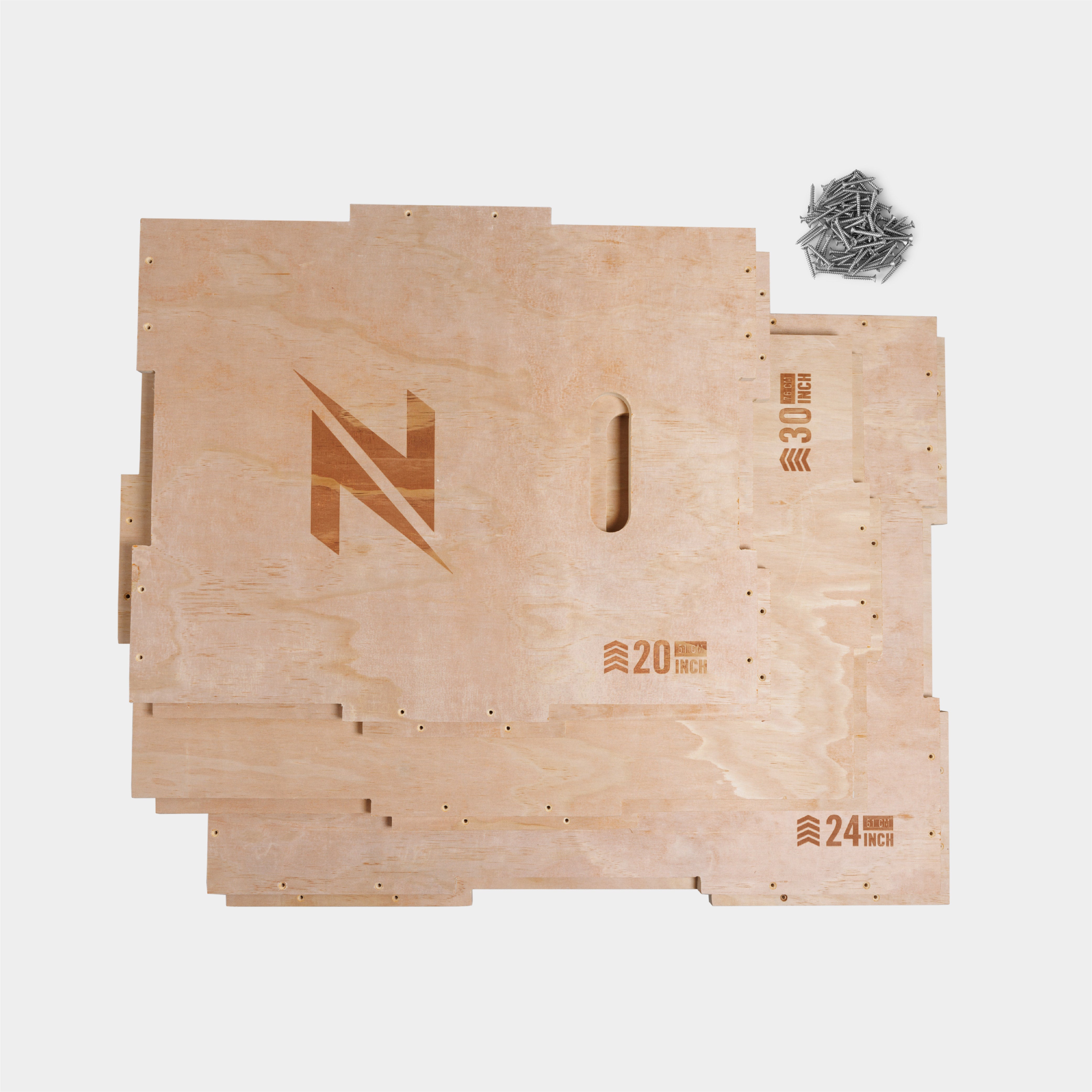 ZEUZ Boîte en bois Plyo-Box Jump