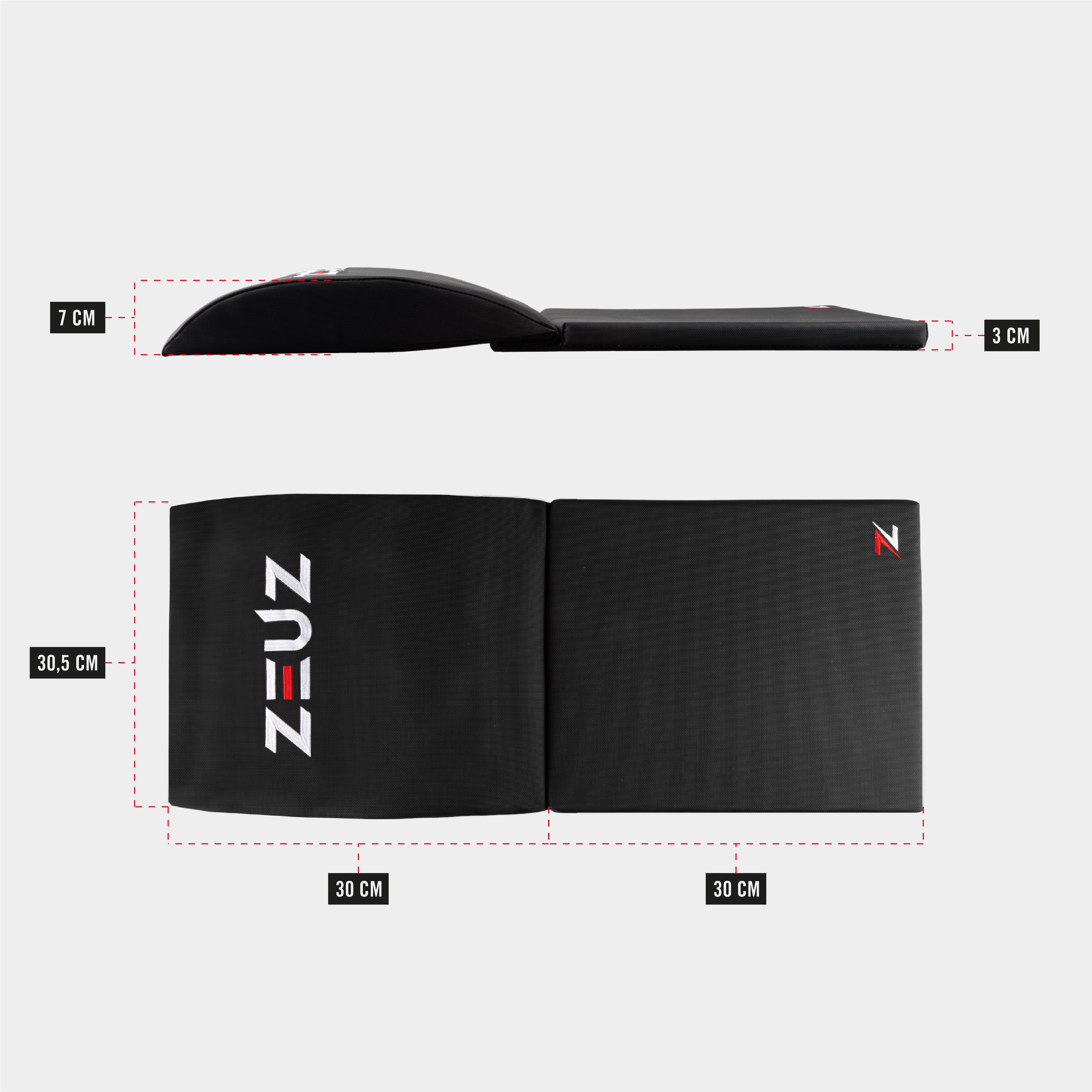 ZEUZ Ab Mat e Sit Up Buikspiermat