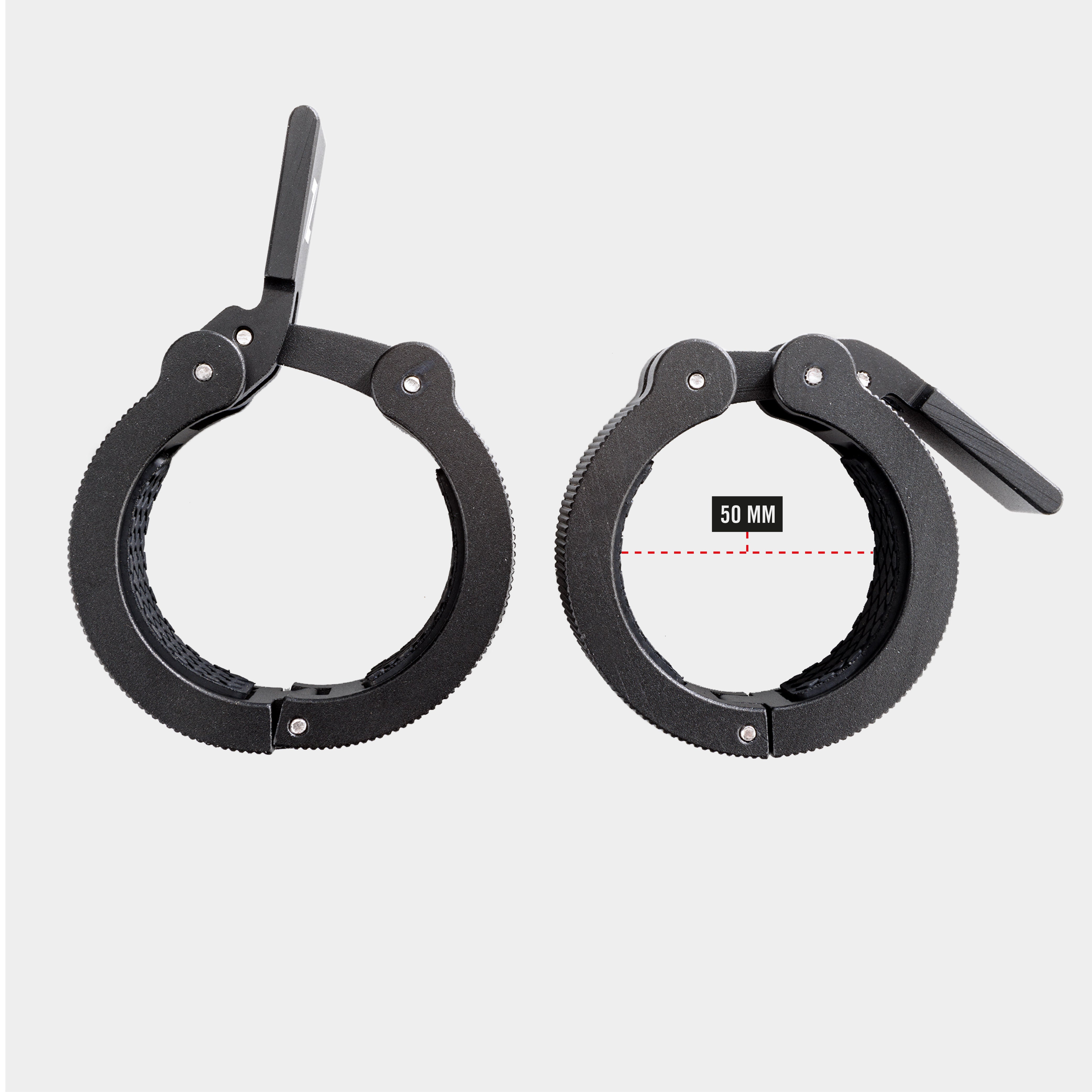 ZEUZ 2 Pezzi Chiusura in Alluminio da 50 MM & Morsetto per Manubrio