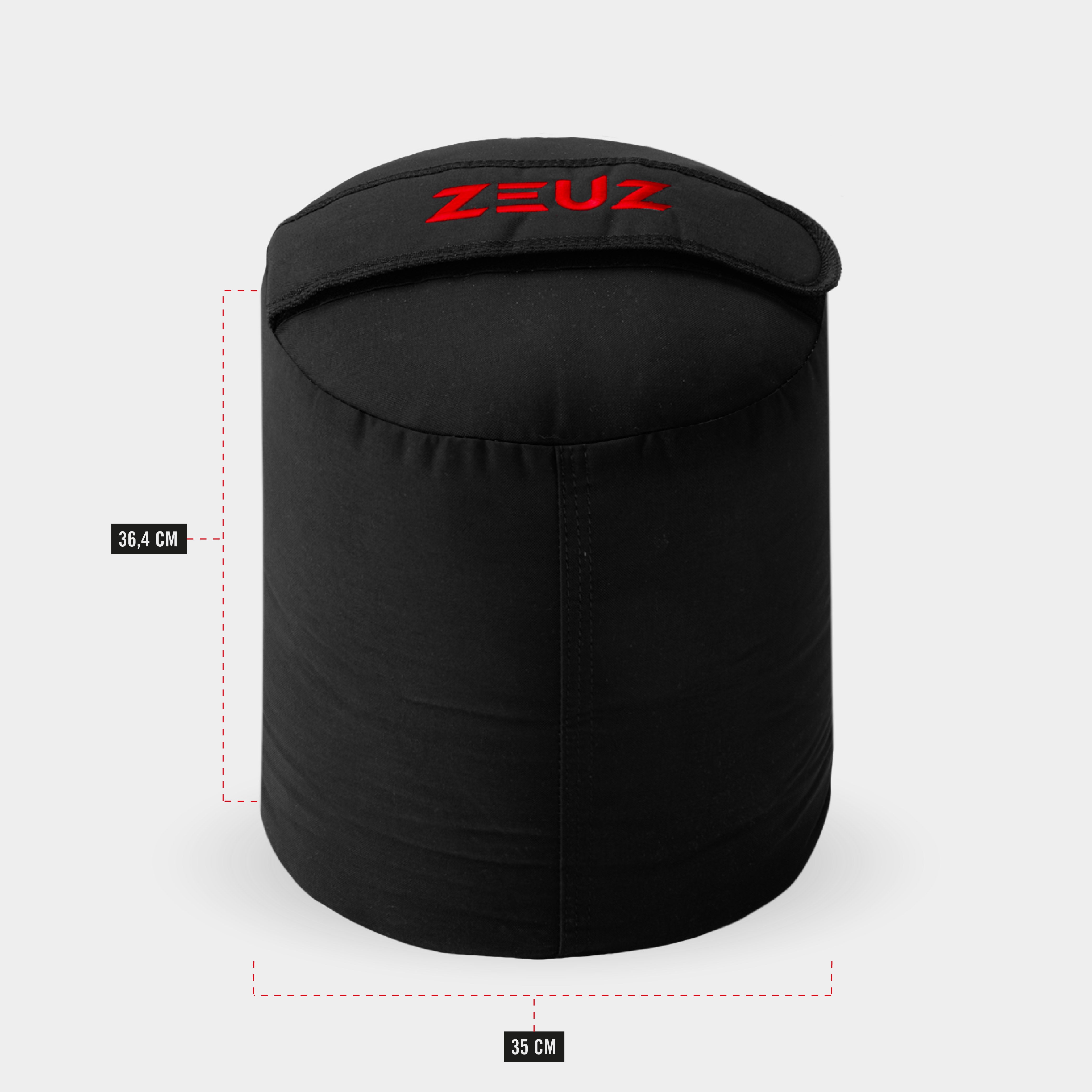 Afmetingen van de ZEUZ Strongman Sandbag 60kg – ideaal voor functionele krachttraining