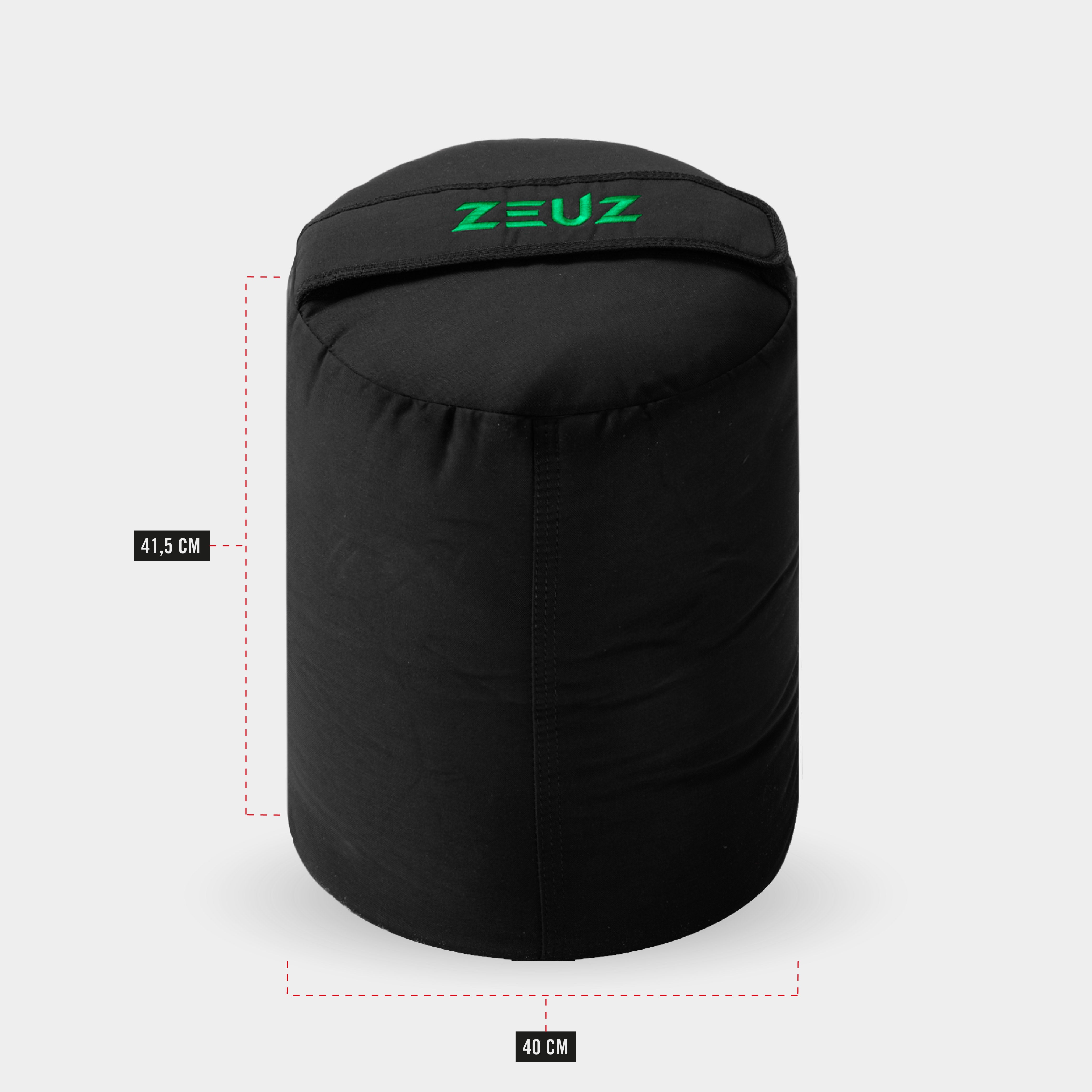 Afmetingen van de ZEUZ Strongman Sandbag 90kg – ideaal voor functionele krachttraining