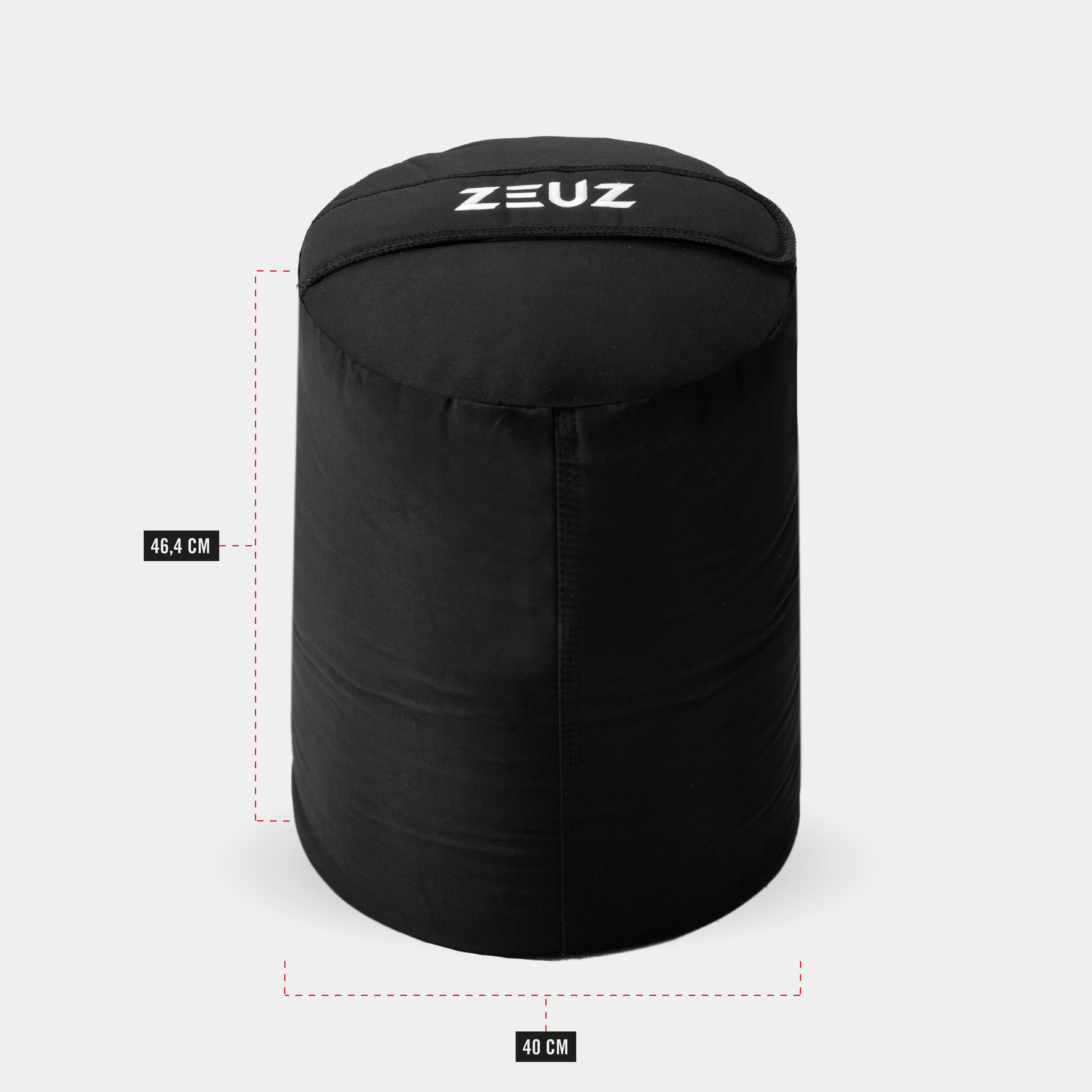 Afmetingen van de ZEUZ Strongman Sandbag 100kg – ideaal voor functionele krachttraining