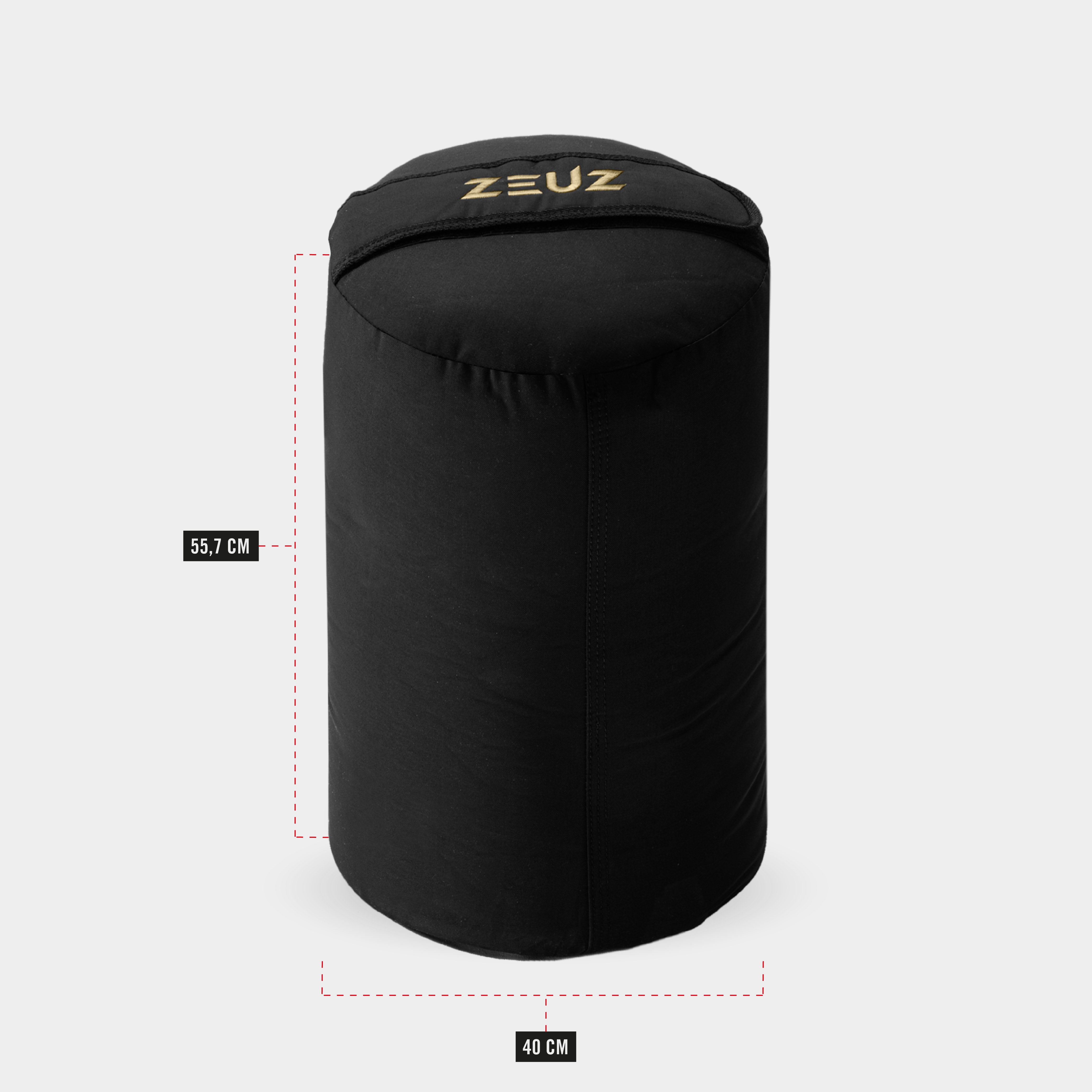 Afmetingen van de ZEUZ Strongman Sandbag 120kg – ideaal voor functionele krachttraining