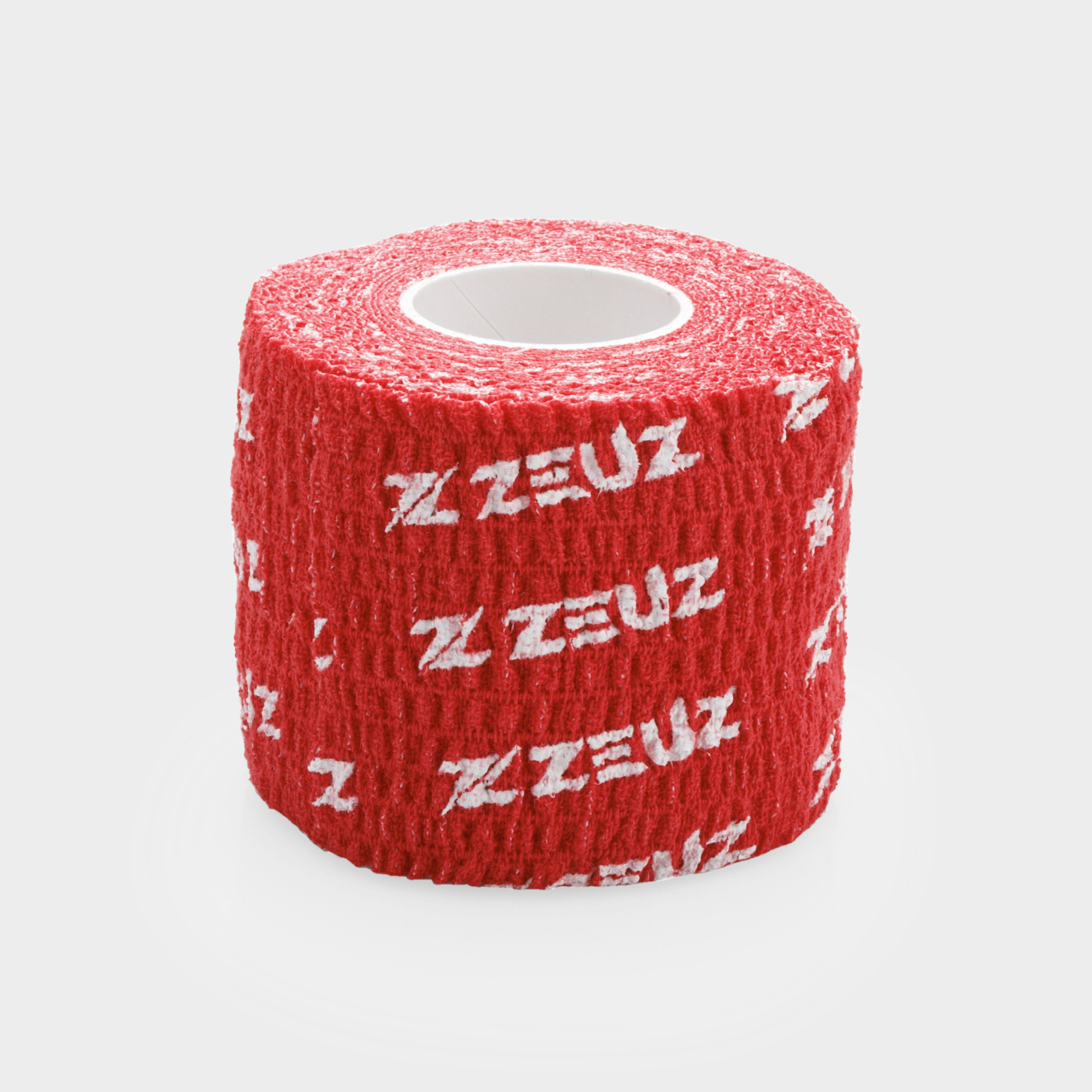 Enkele rol ZEUZ Gewichthef Tape rood – compact en gebruiksvriendelijk