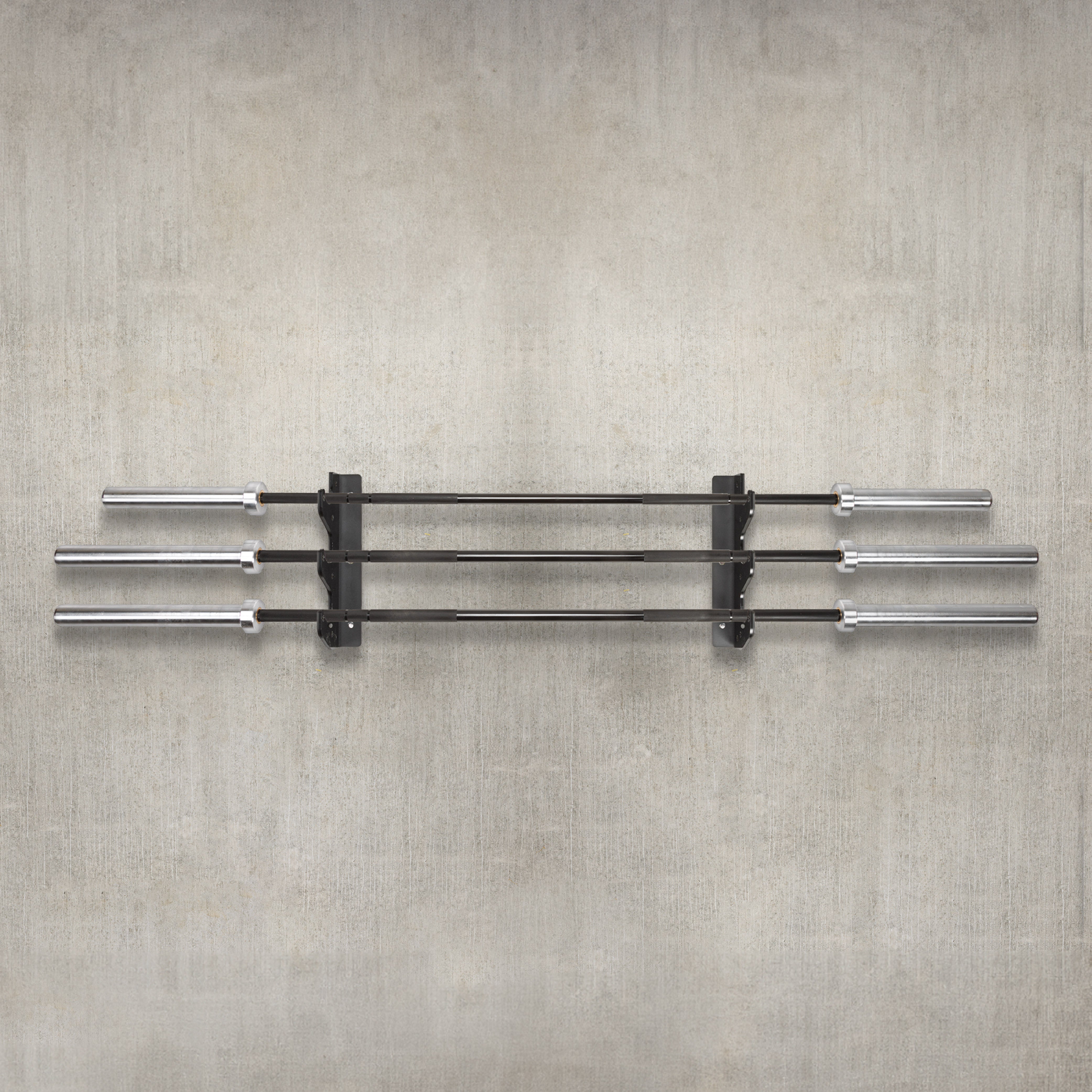 ZEUZ Support de rangement horizontal pour haltères–3 pièces–Support de barre–Support de barre