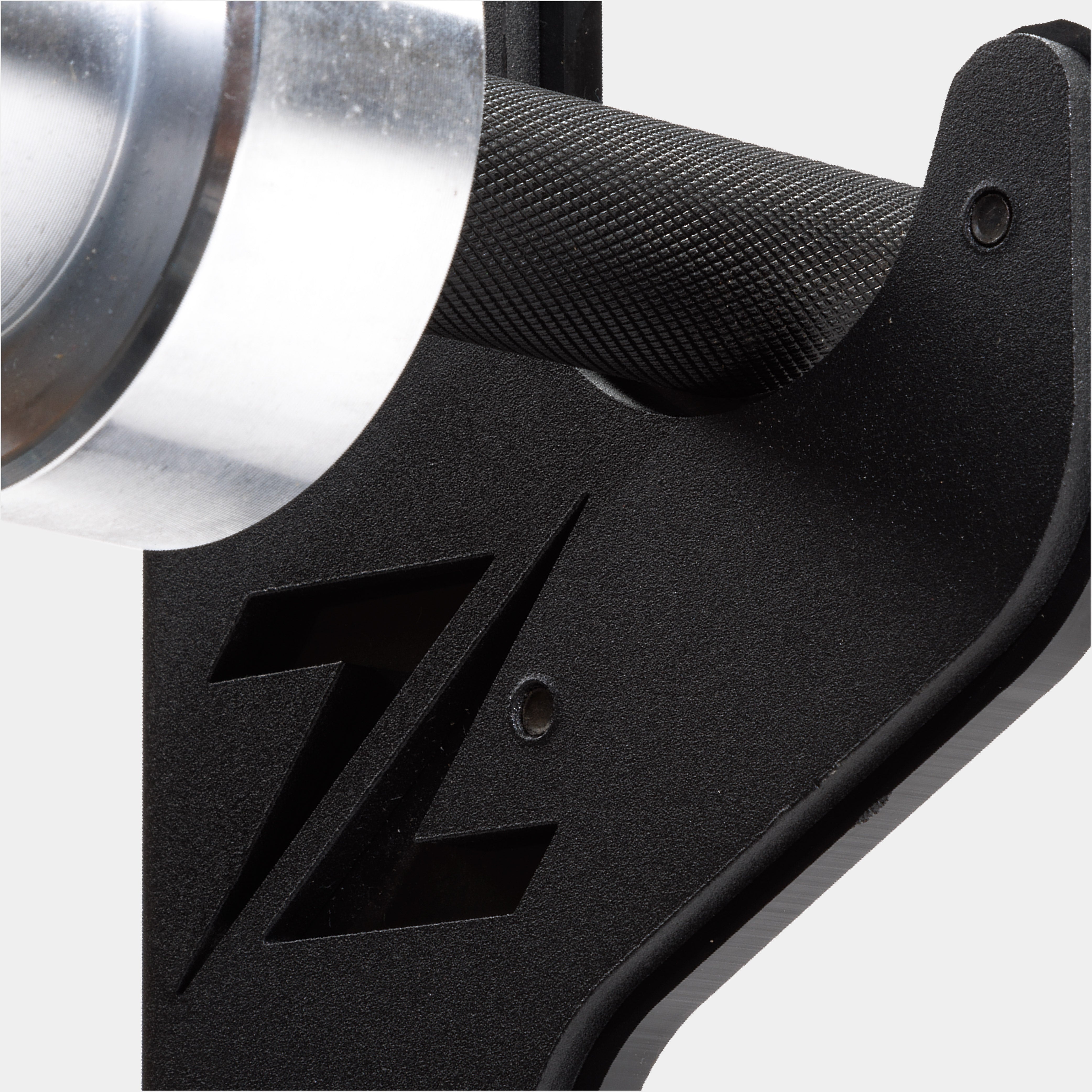 ZEUZ Support horizontal pour système de rangement d'haltères–Support mural pour haltères–Convient pour 6 barres–Noir