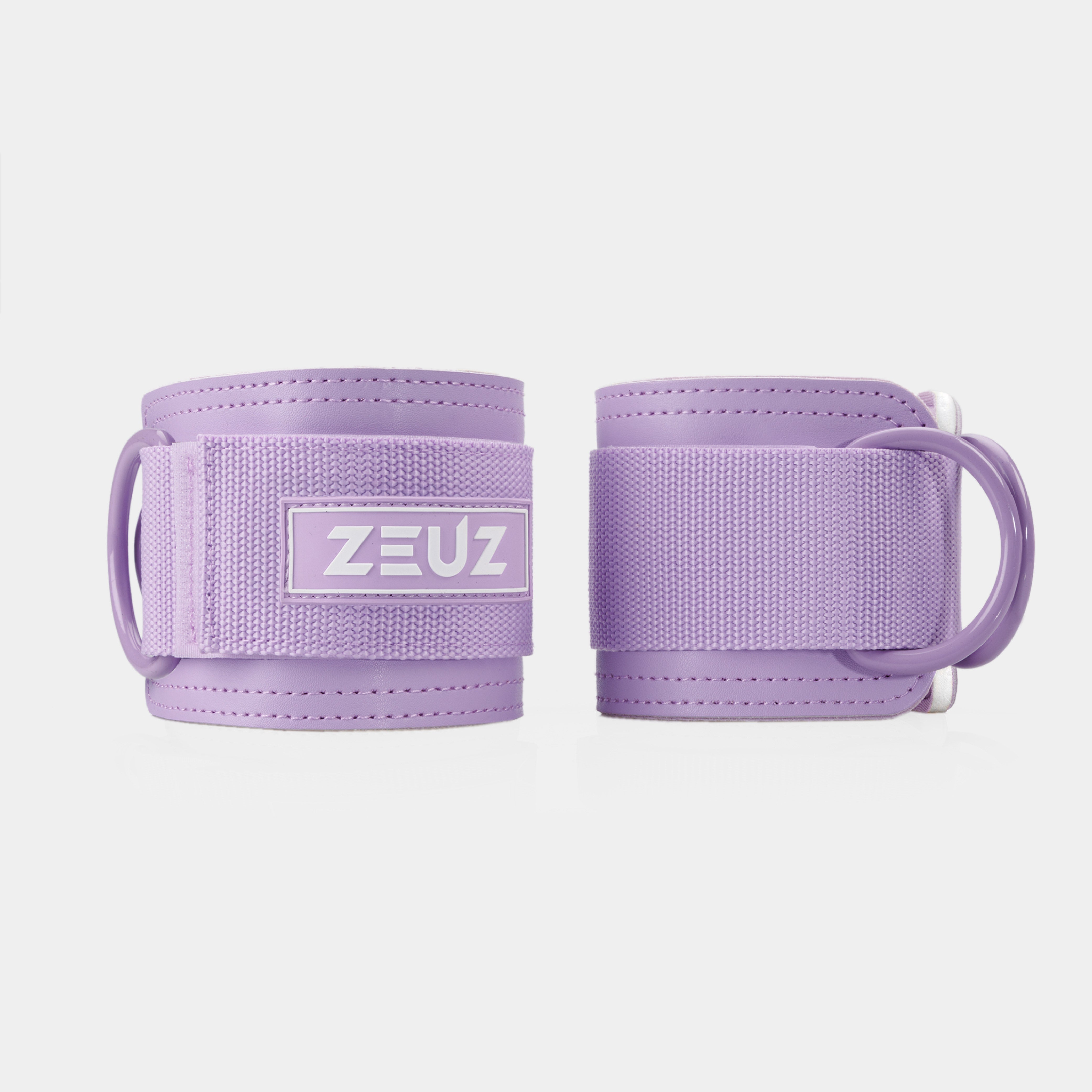 ZEUZ Ankle Straps lila – enkelbanden voor kabelmachines en beenoefeningen