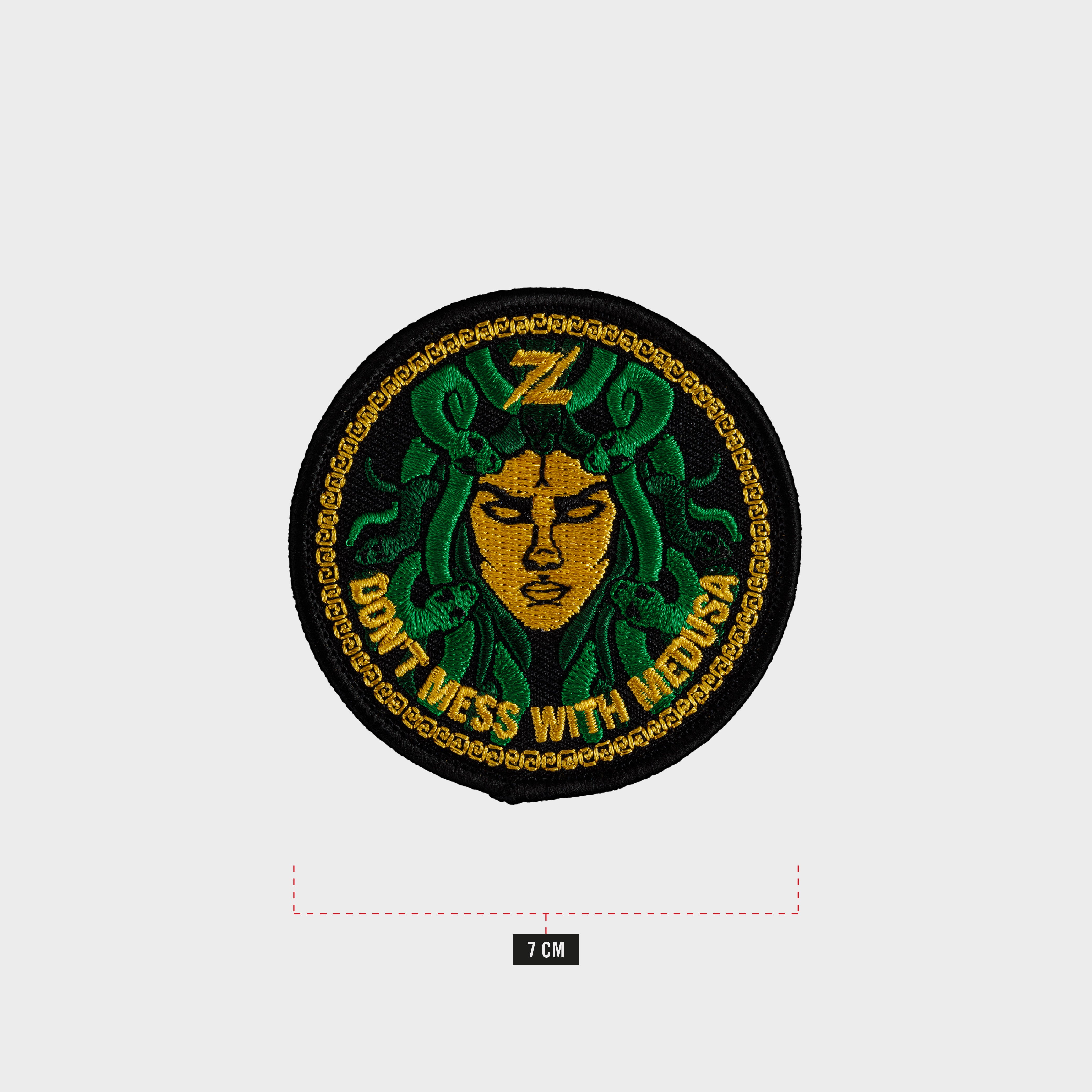 Parche "No te metas con Medusa" de ZEUZ