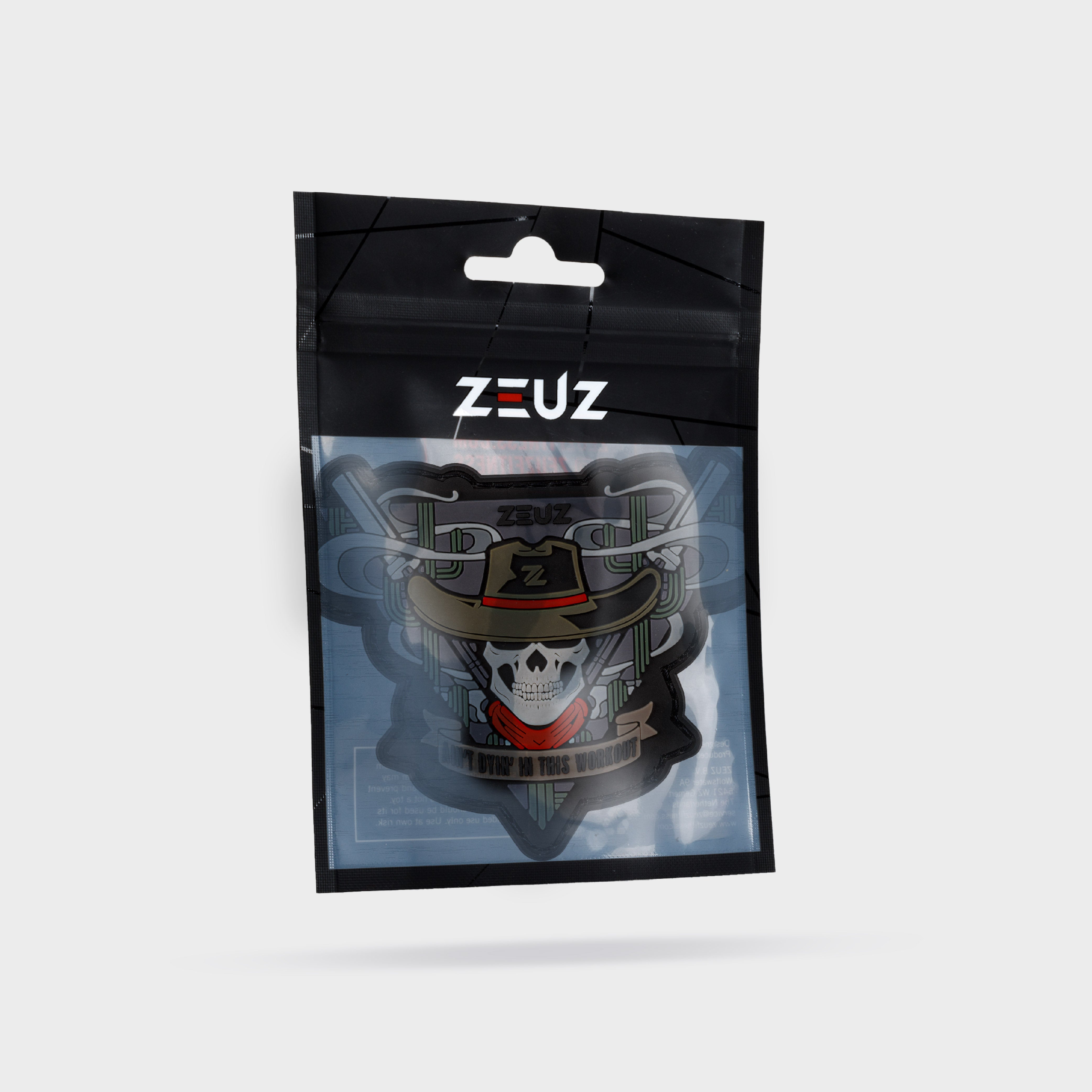 ZEUZ Patch de crâne de cowboy