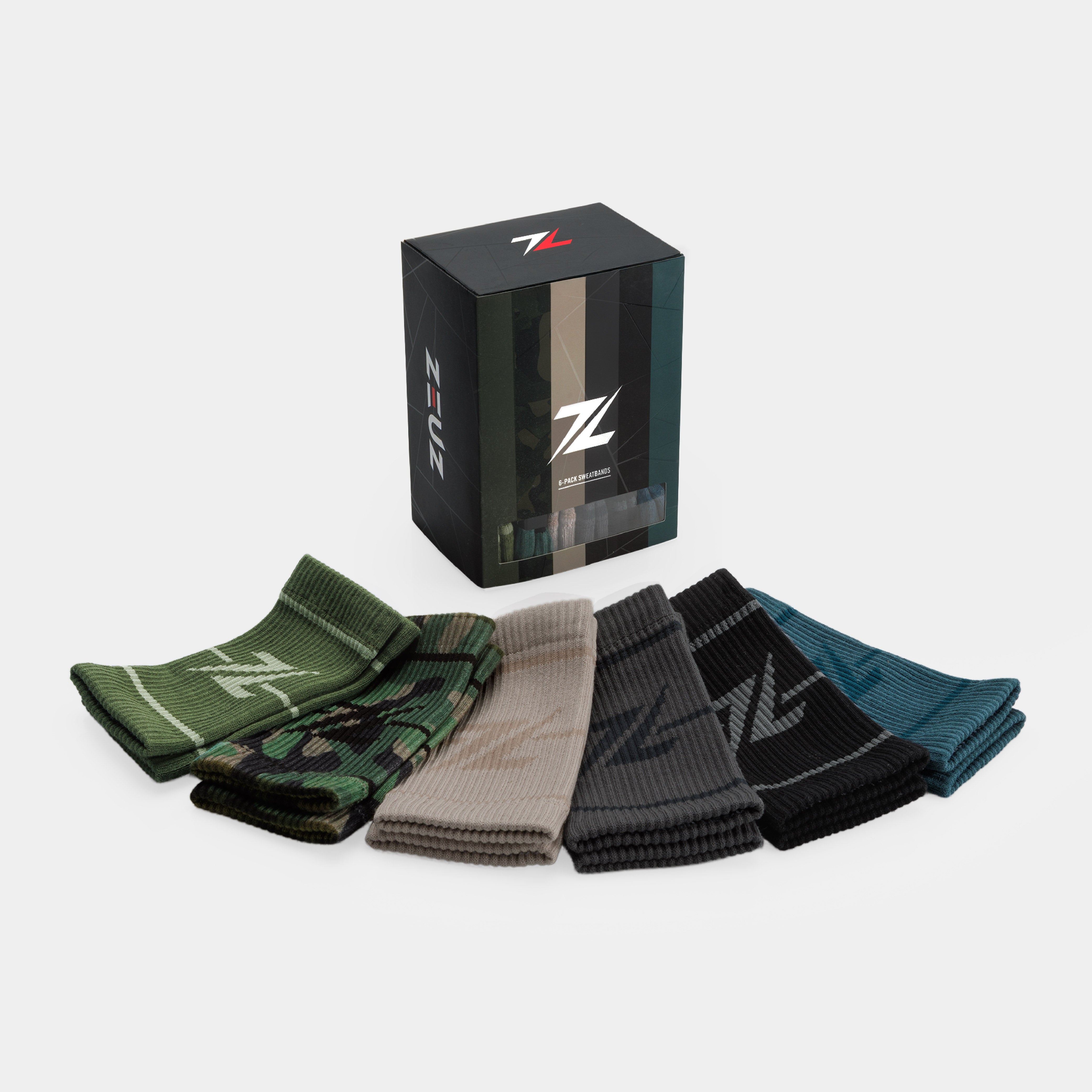 ZEUZ Zweetbanden 6-Pack Earth - Sweat Bands