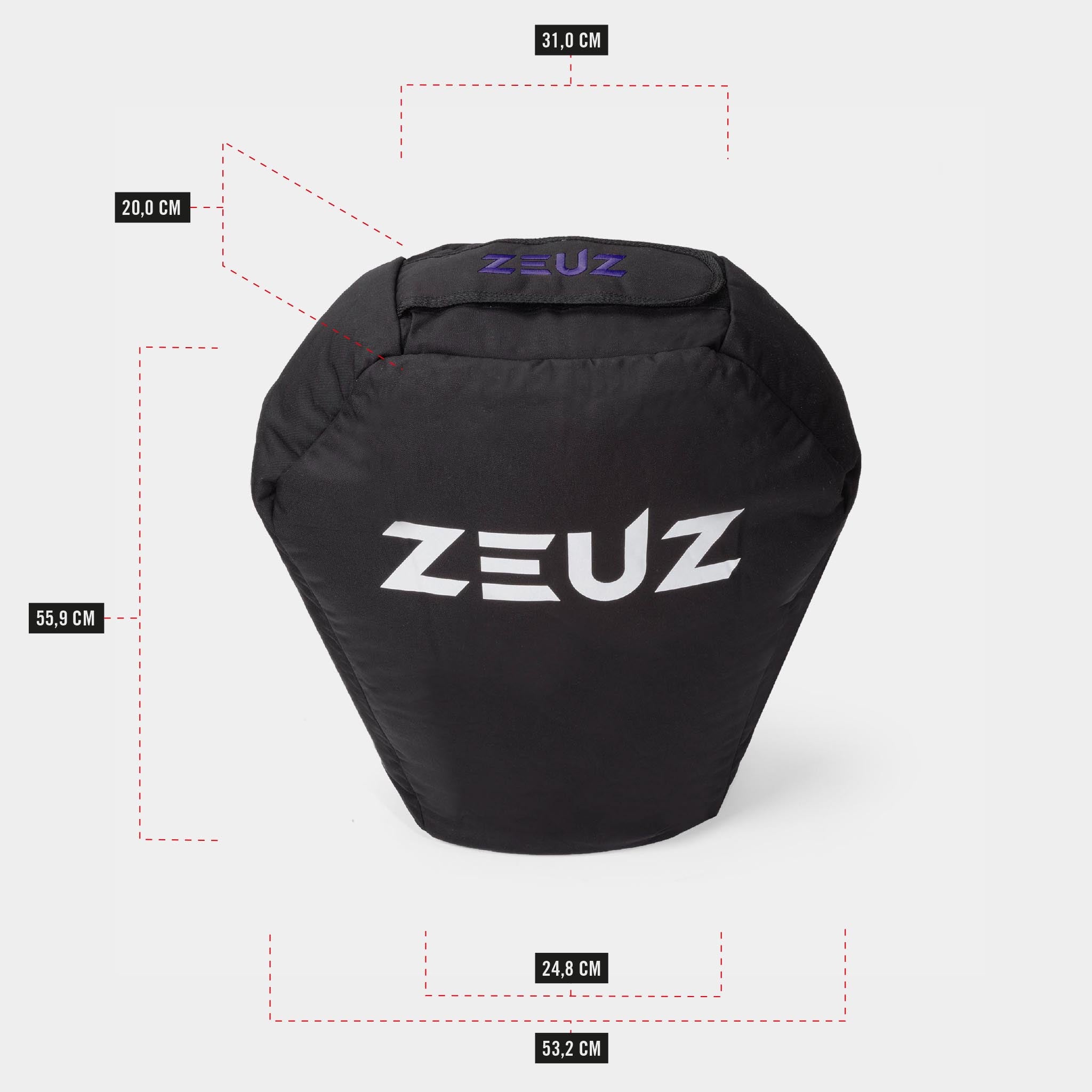 ZEUZ Husafel Sandbag - Sandbag 40 to 180 KG