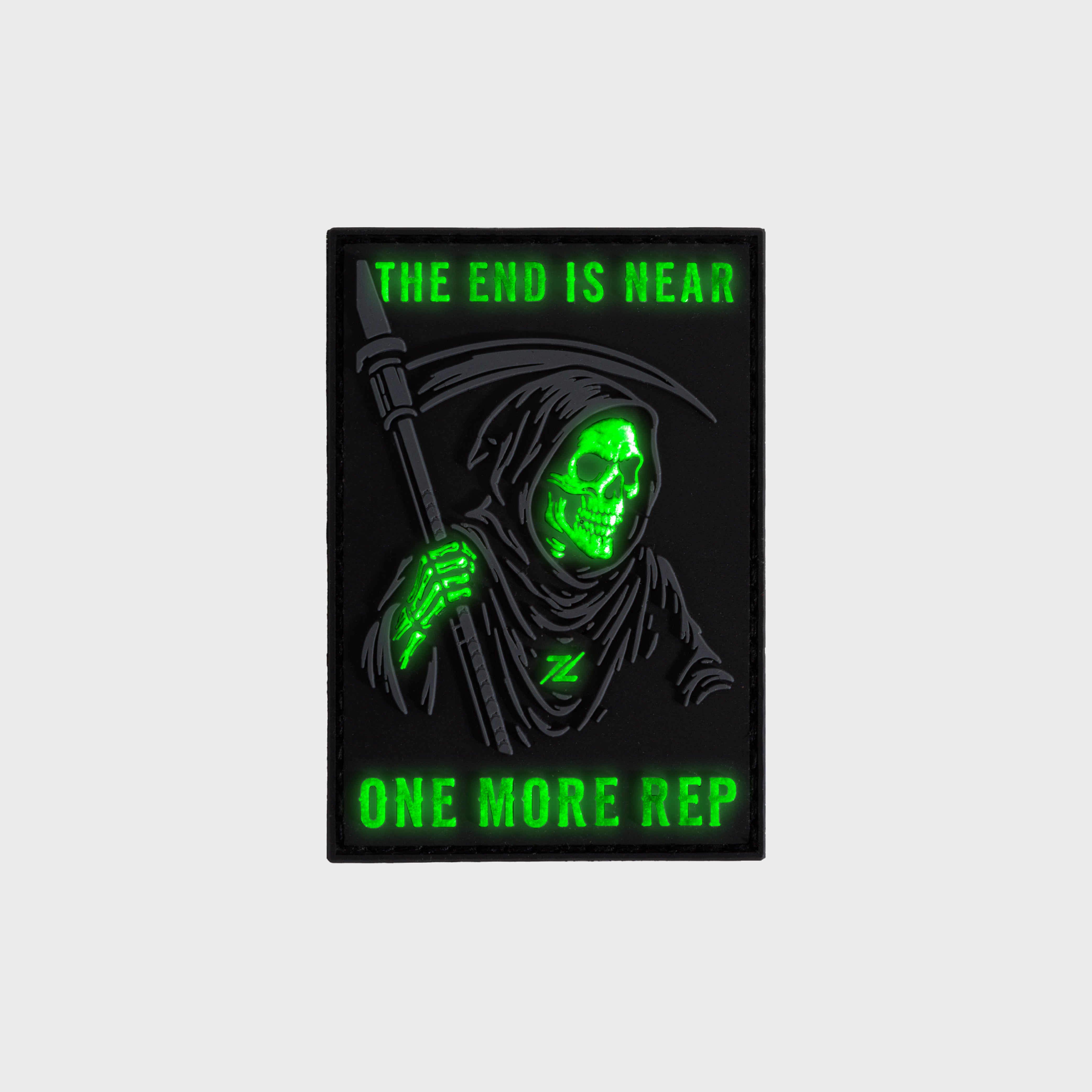 ZEUZ Grim Reaper Aufnäher - Leuchtet im Dunkeln