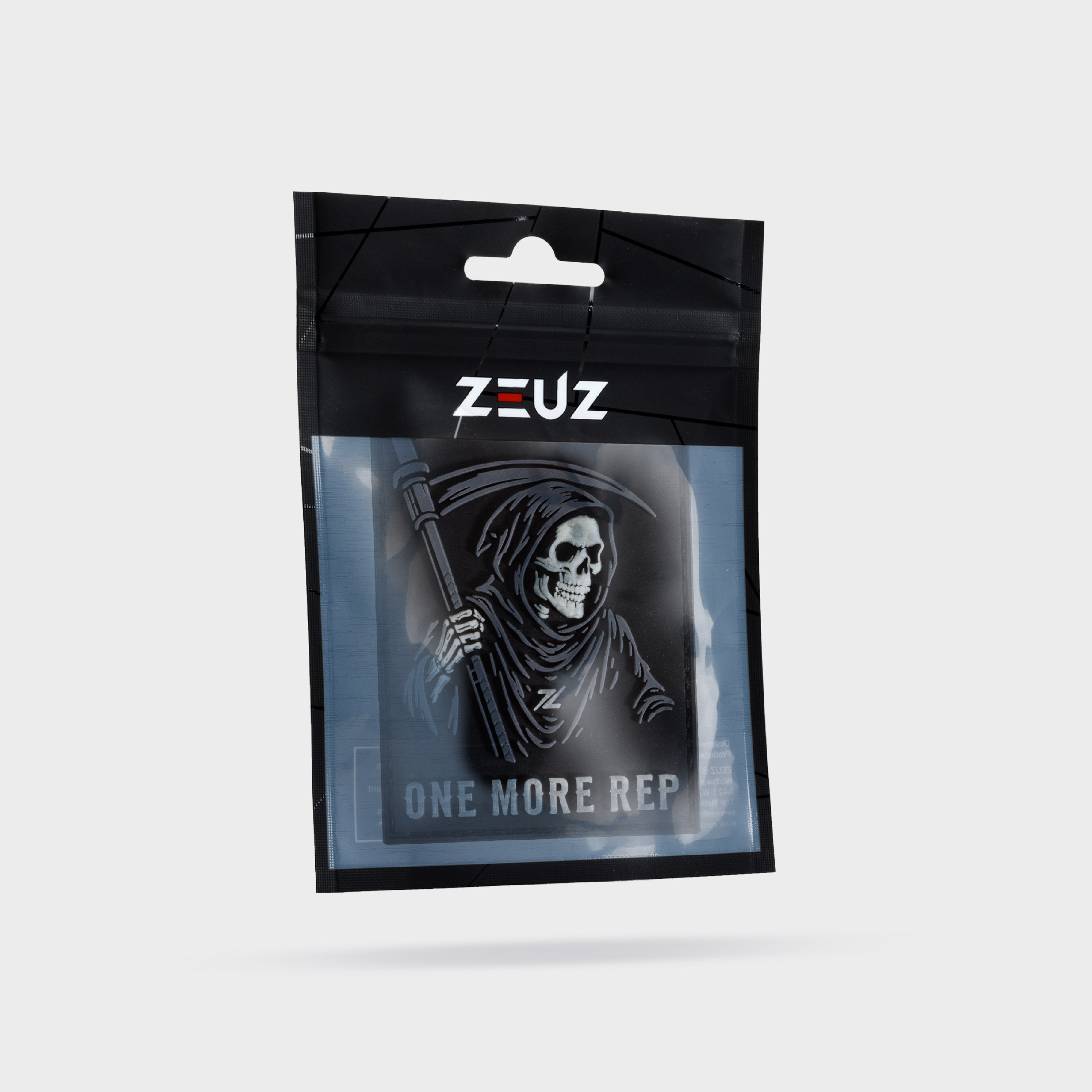 ZEUZ Grim Reaper Aufnäher - Leuchtet im Dunkeln