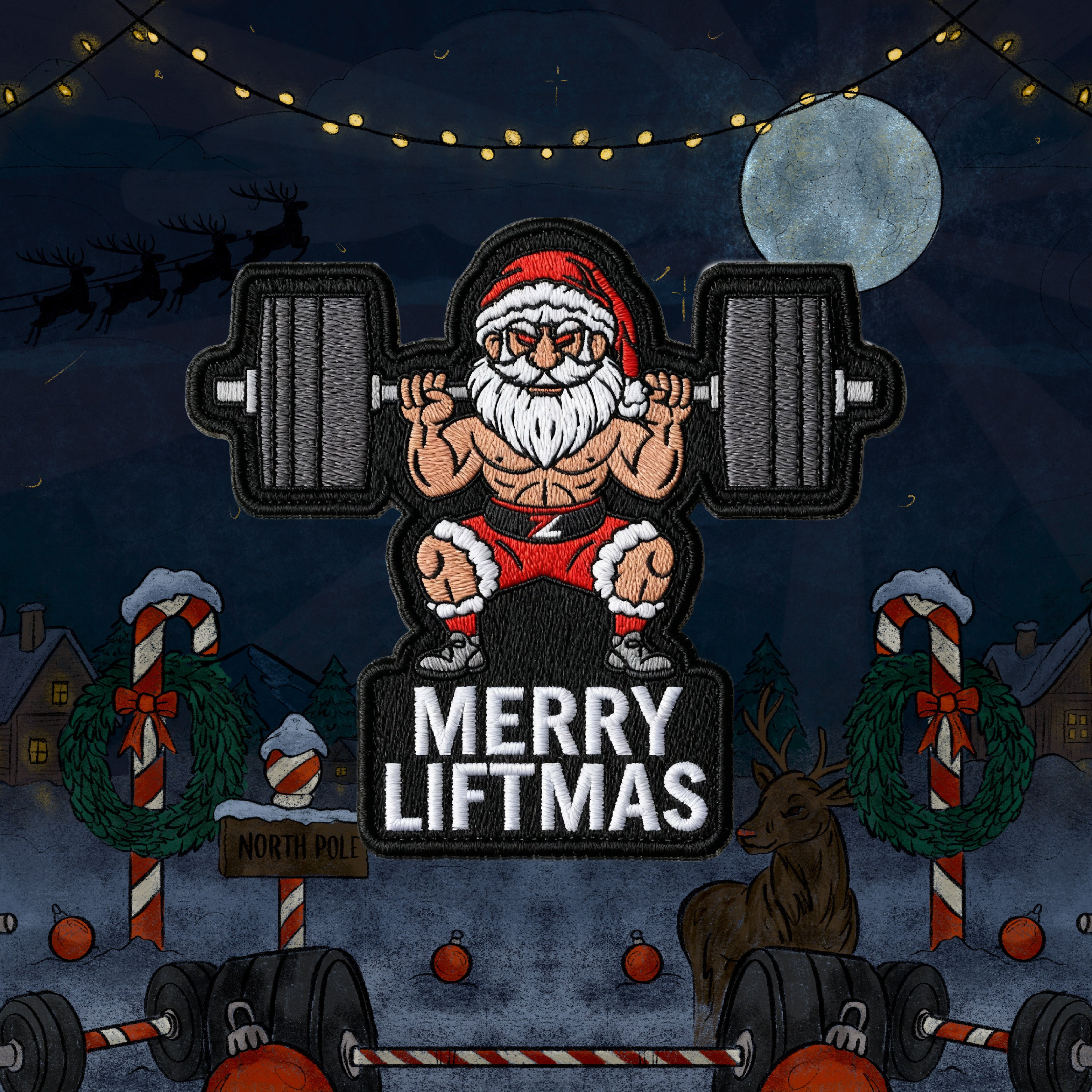 ZEUZ Merry Liftmas Patch
