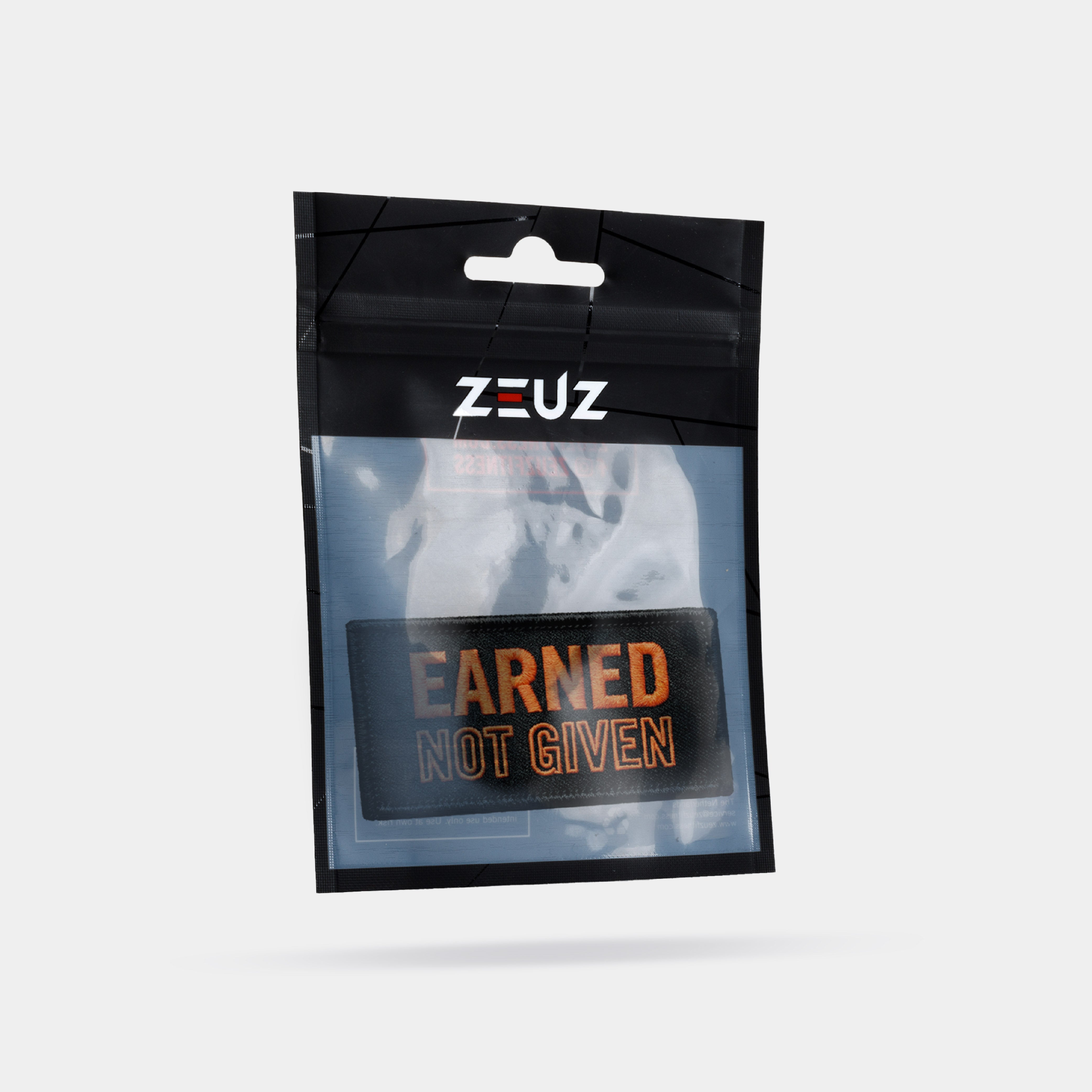 ZEUZ Earned. Not Given. Patch