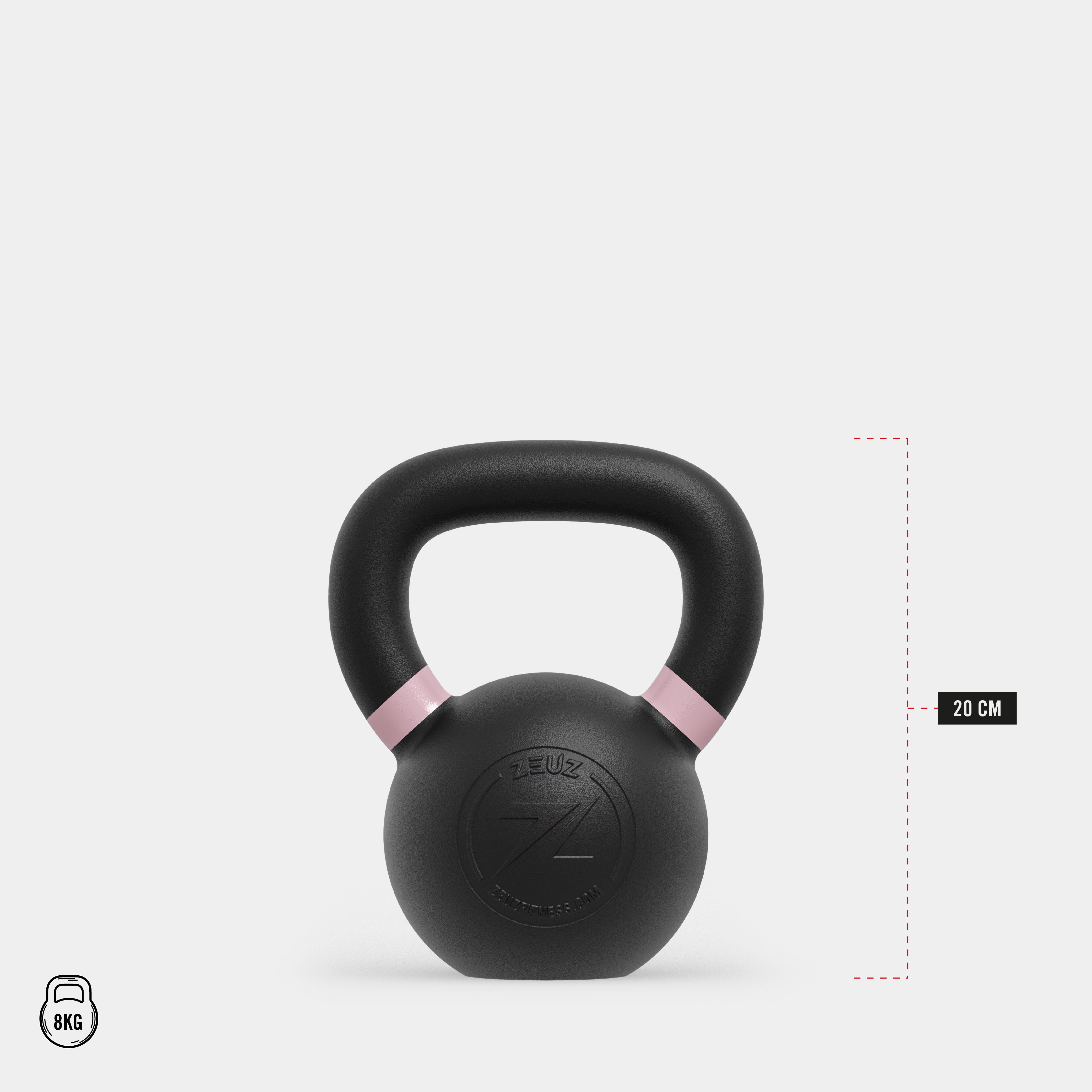 ZEUZ Kettlebell Rek Incl. Kettlebells