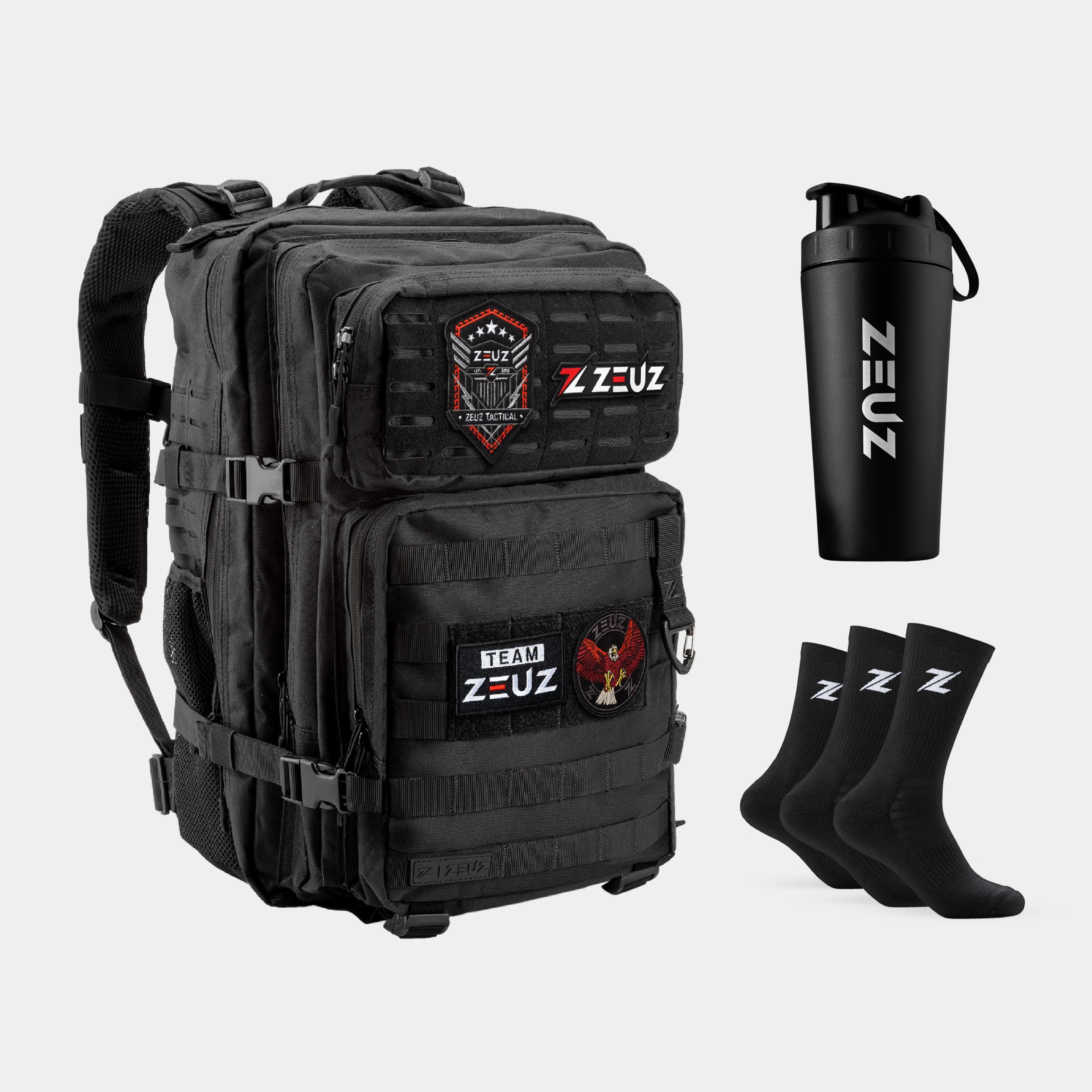 ZEUZ Tas, Sokken & Shaker - Kerstmis Cadeau Set