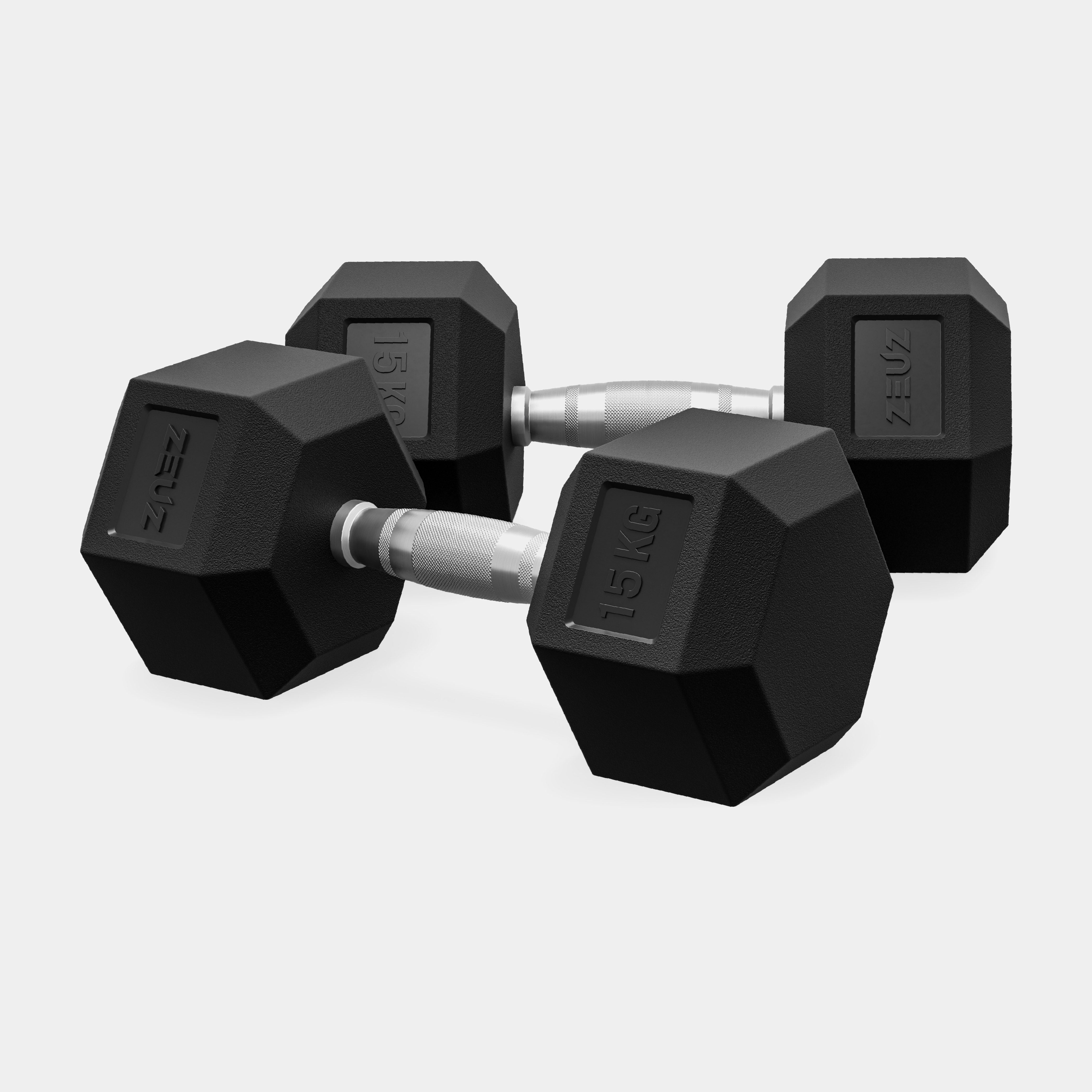 ZEUZ Haltères hexagonaux