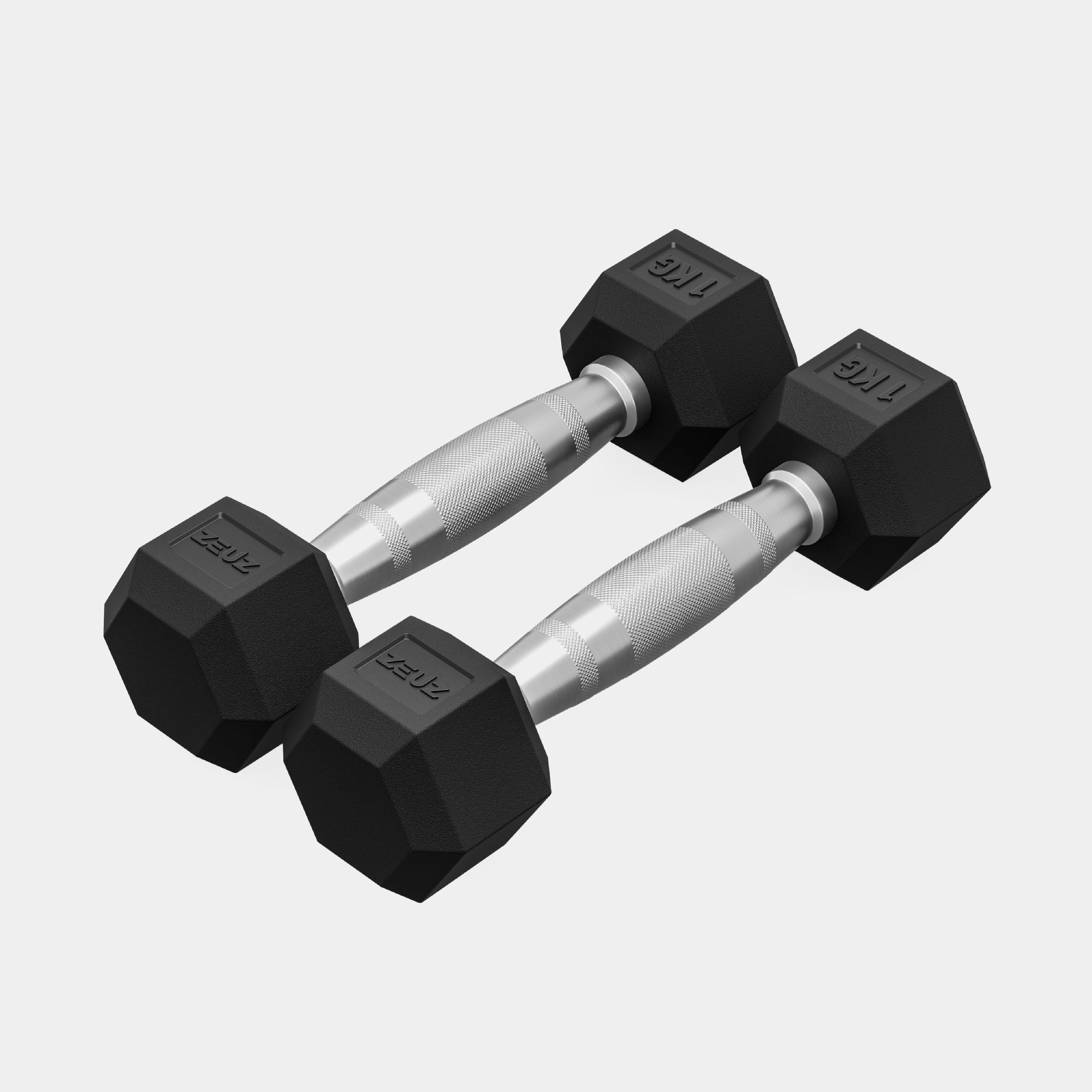 ZEUZ Haltères hexagonaux