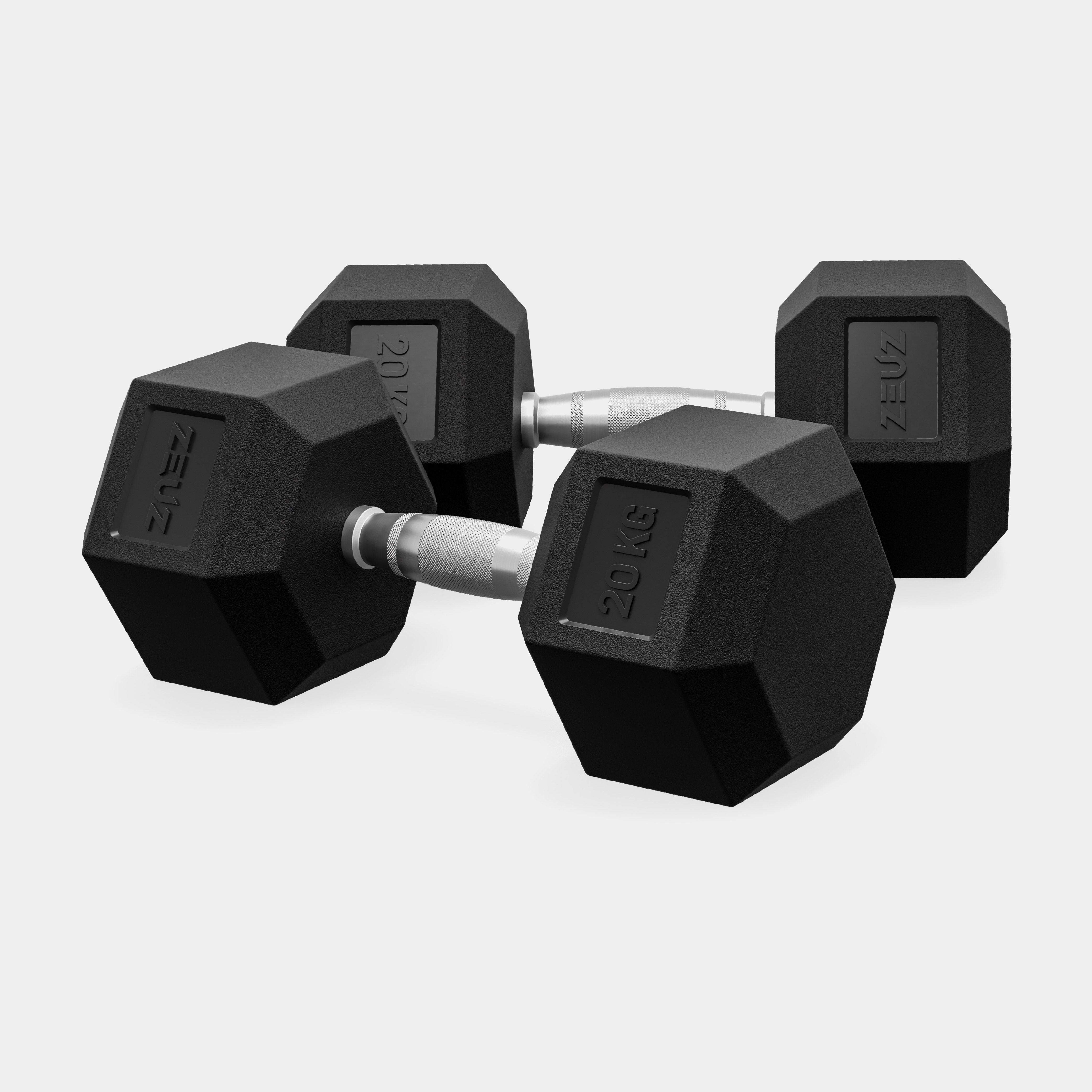 ZEUZ Haltères hexagonaux