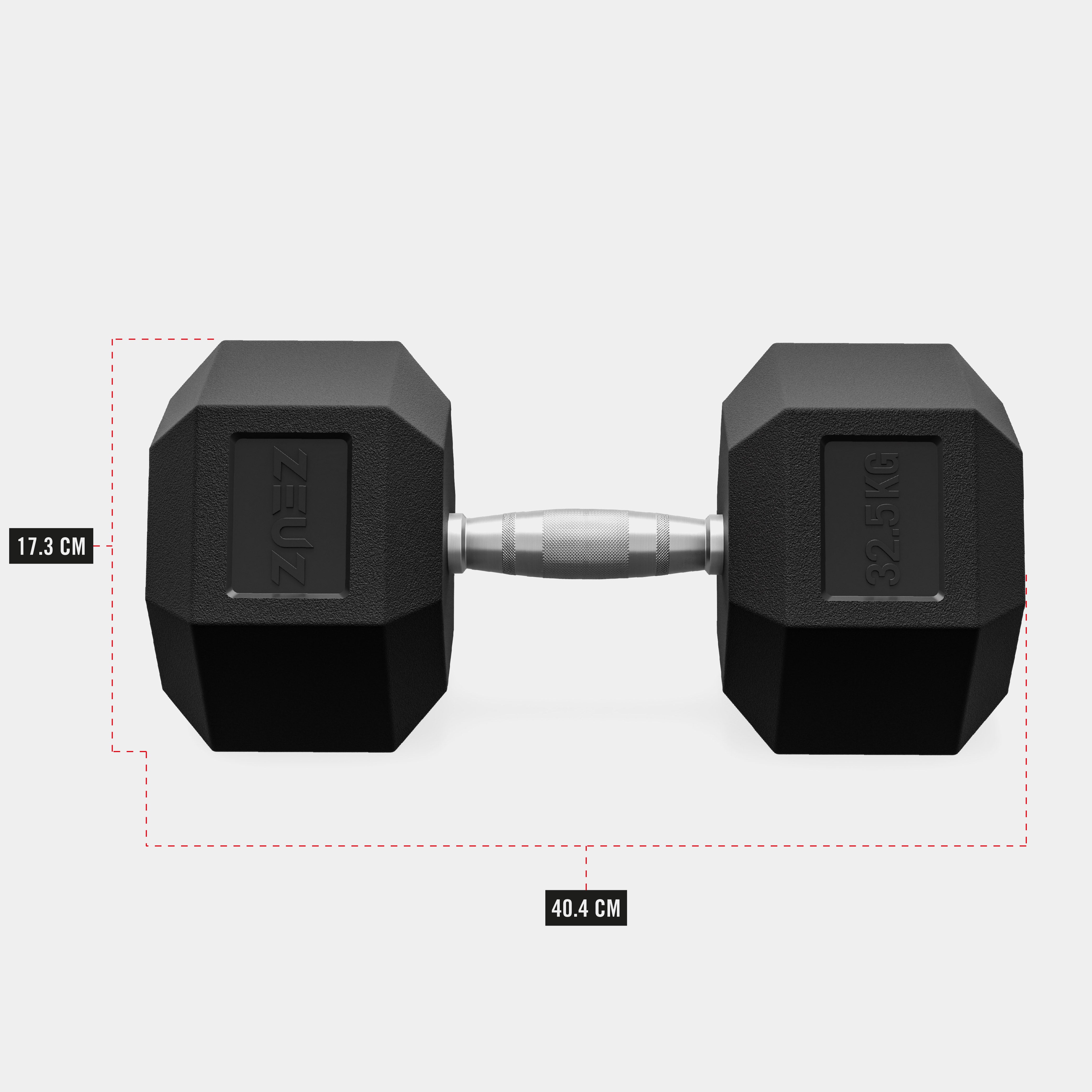 ZEUZ Haltères hexagonaux