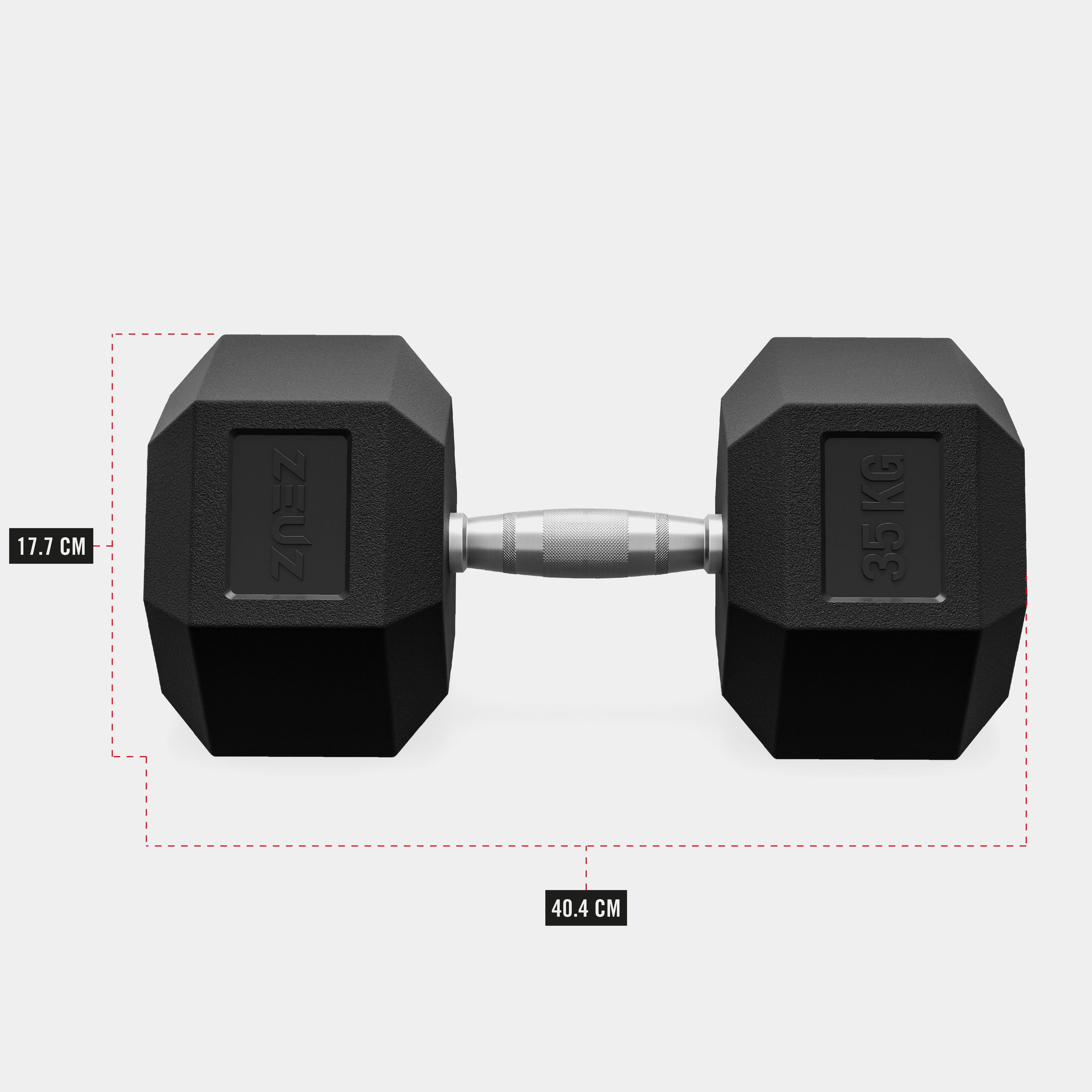 ZEUZ Haltères hexagonaux